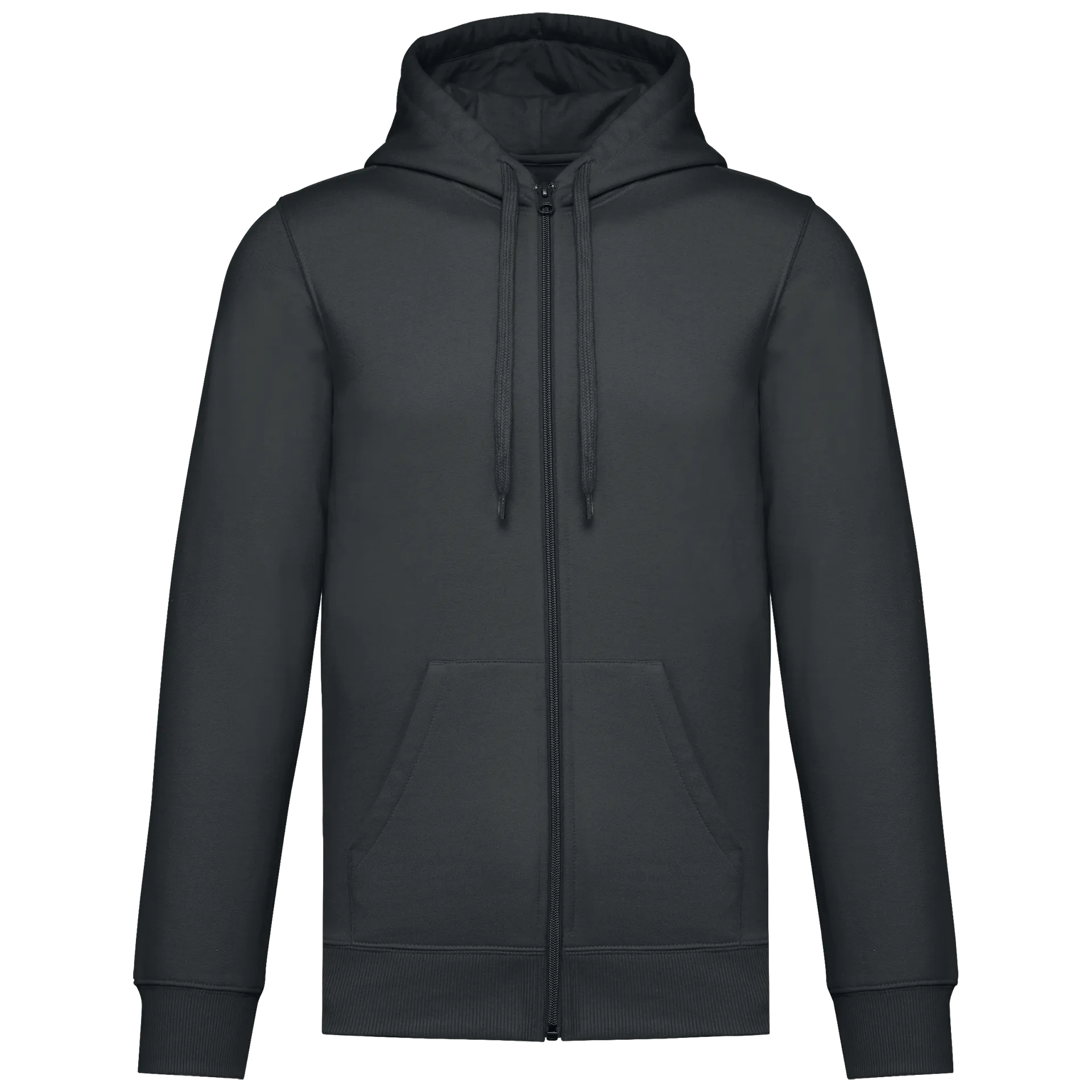 Recyceltes Unisex-Sweatshirt mit Reißverschluss und Kapuze