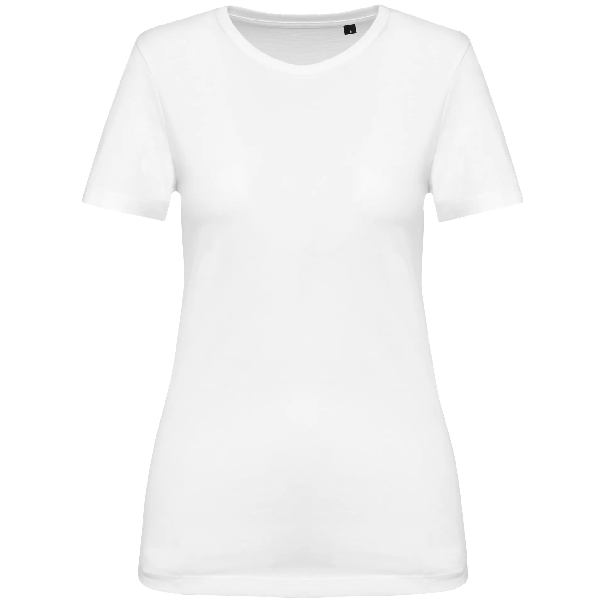Supima® Damen-T-Shirt mit Rundhals ausschnitt und kurzen Ärmeln