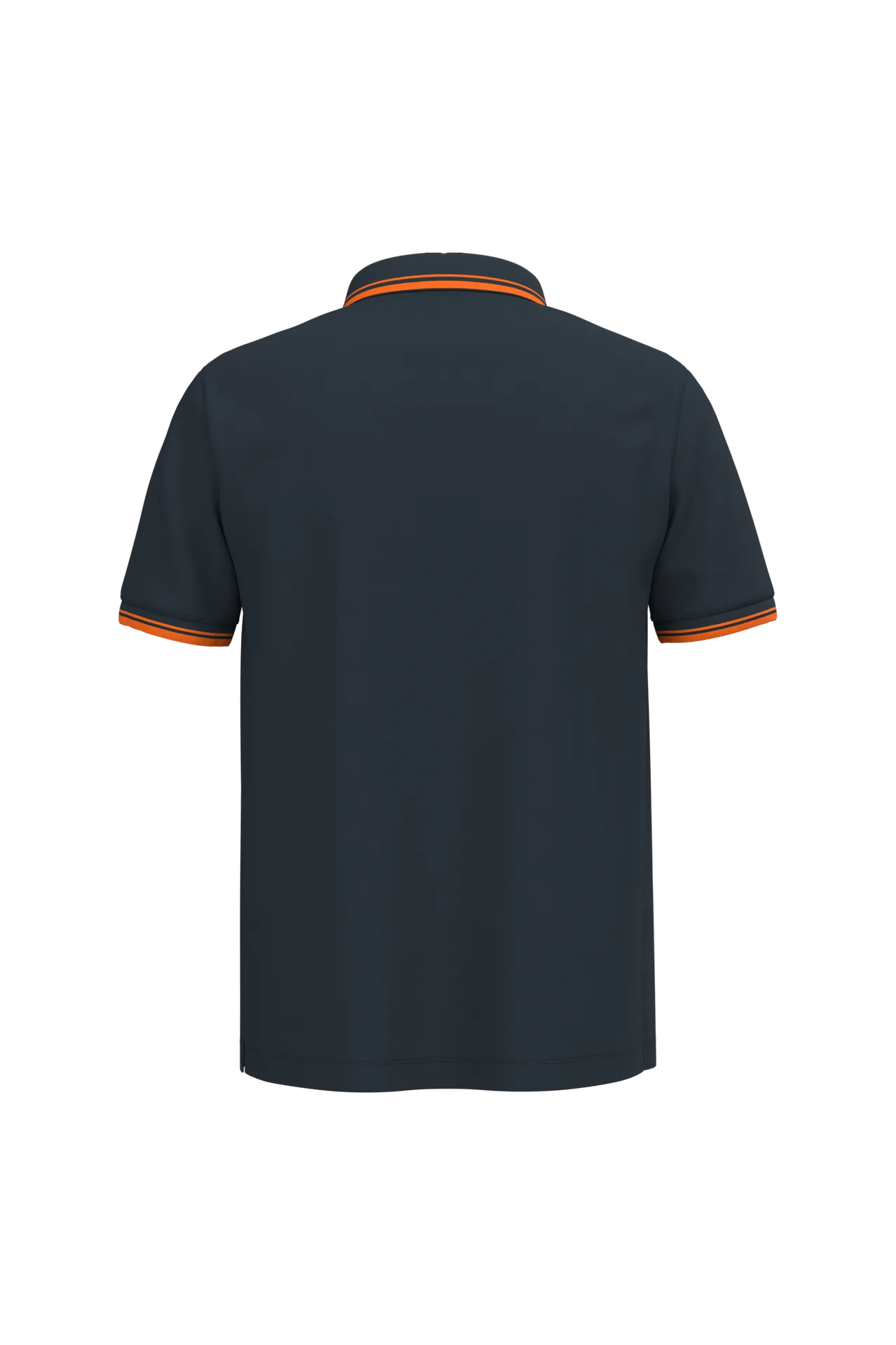Herren Poloshirt mit kurzen Ärmeln und kontrastfarbenen Paspeln