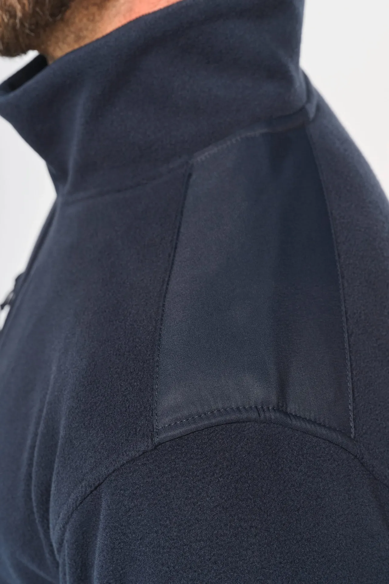 Umweltfreundlicher Fleecepullover mit Reißverschlusskragen, Unisex