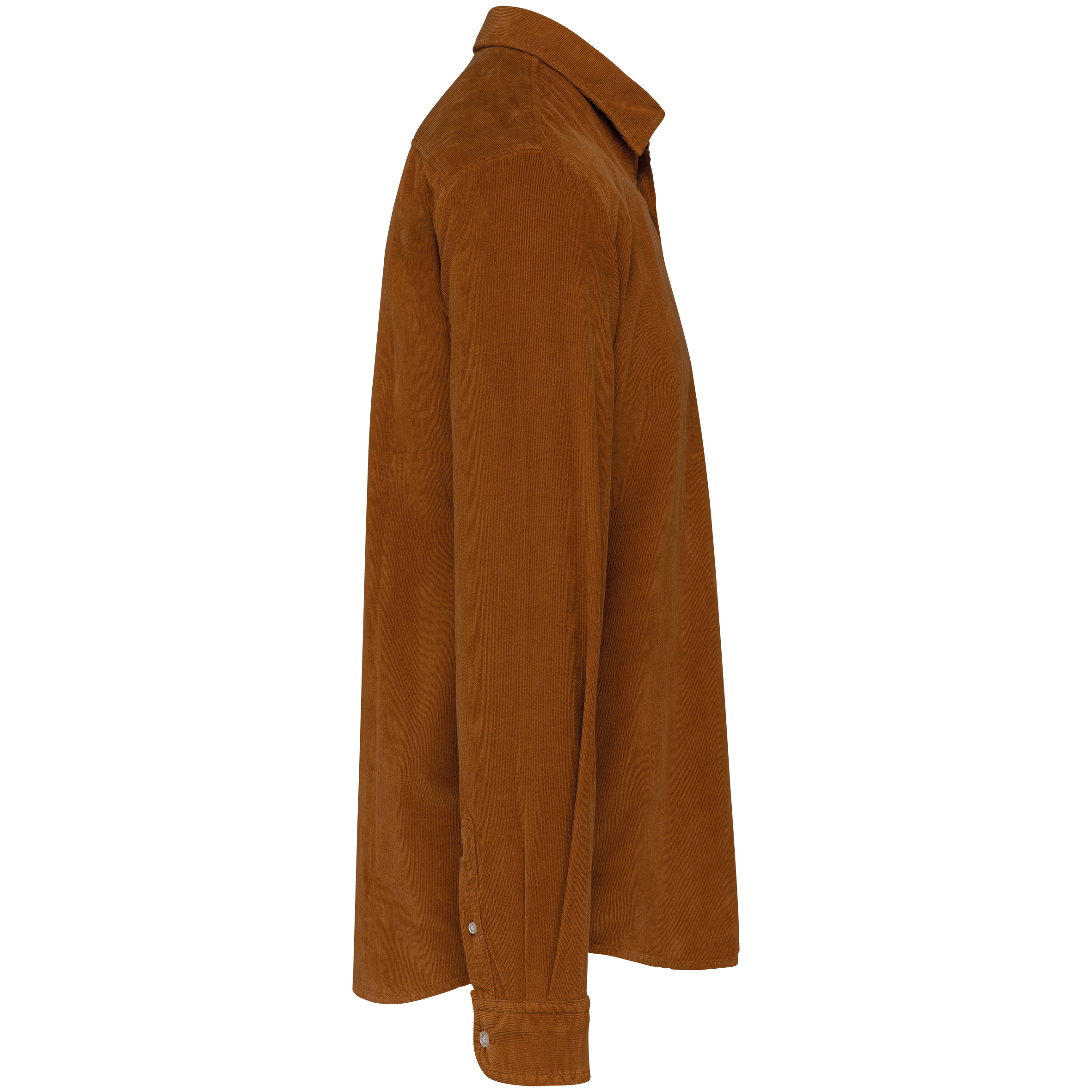 Langarmhemd aus Velours, für Herren