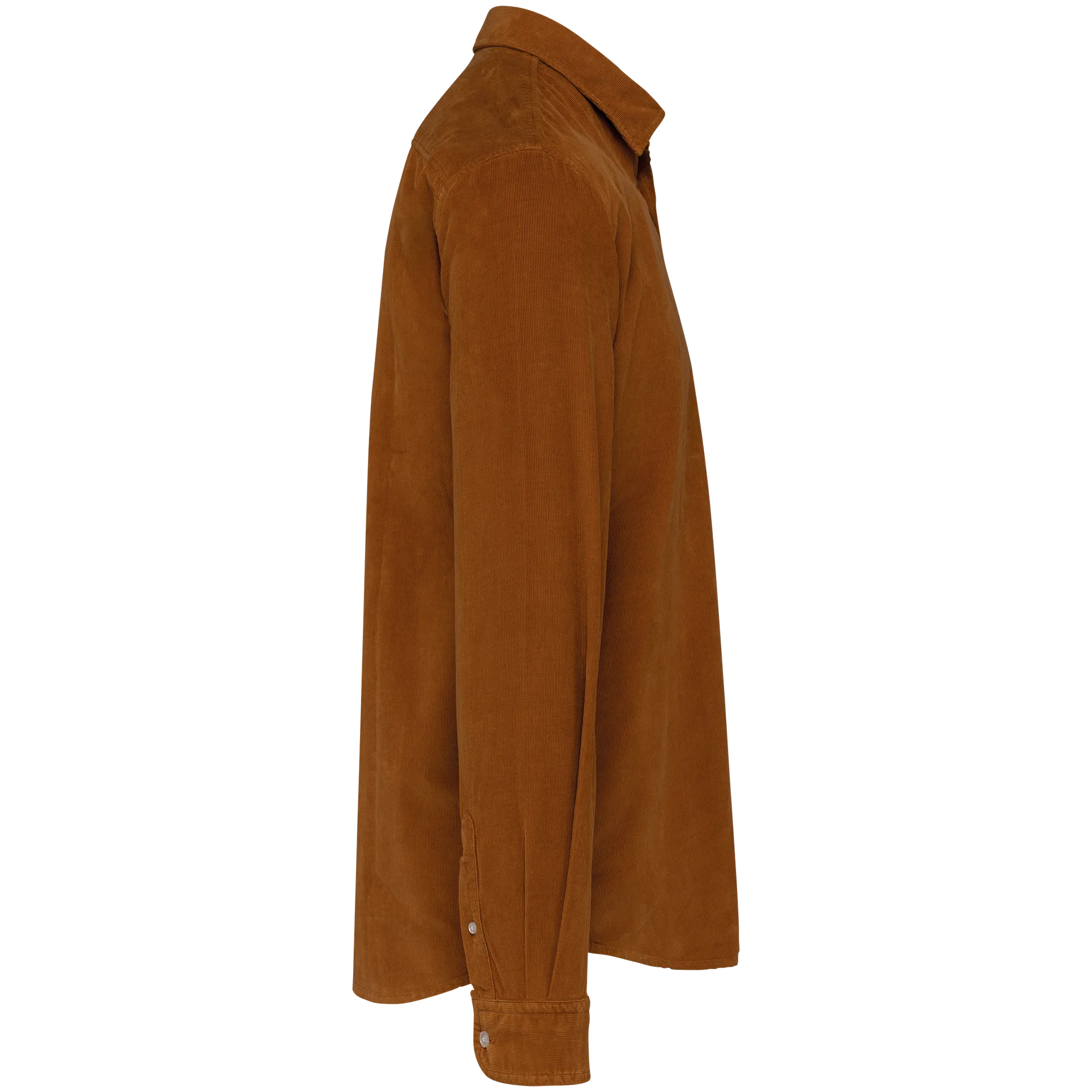 Langarmhemd aus Velours, für Herren