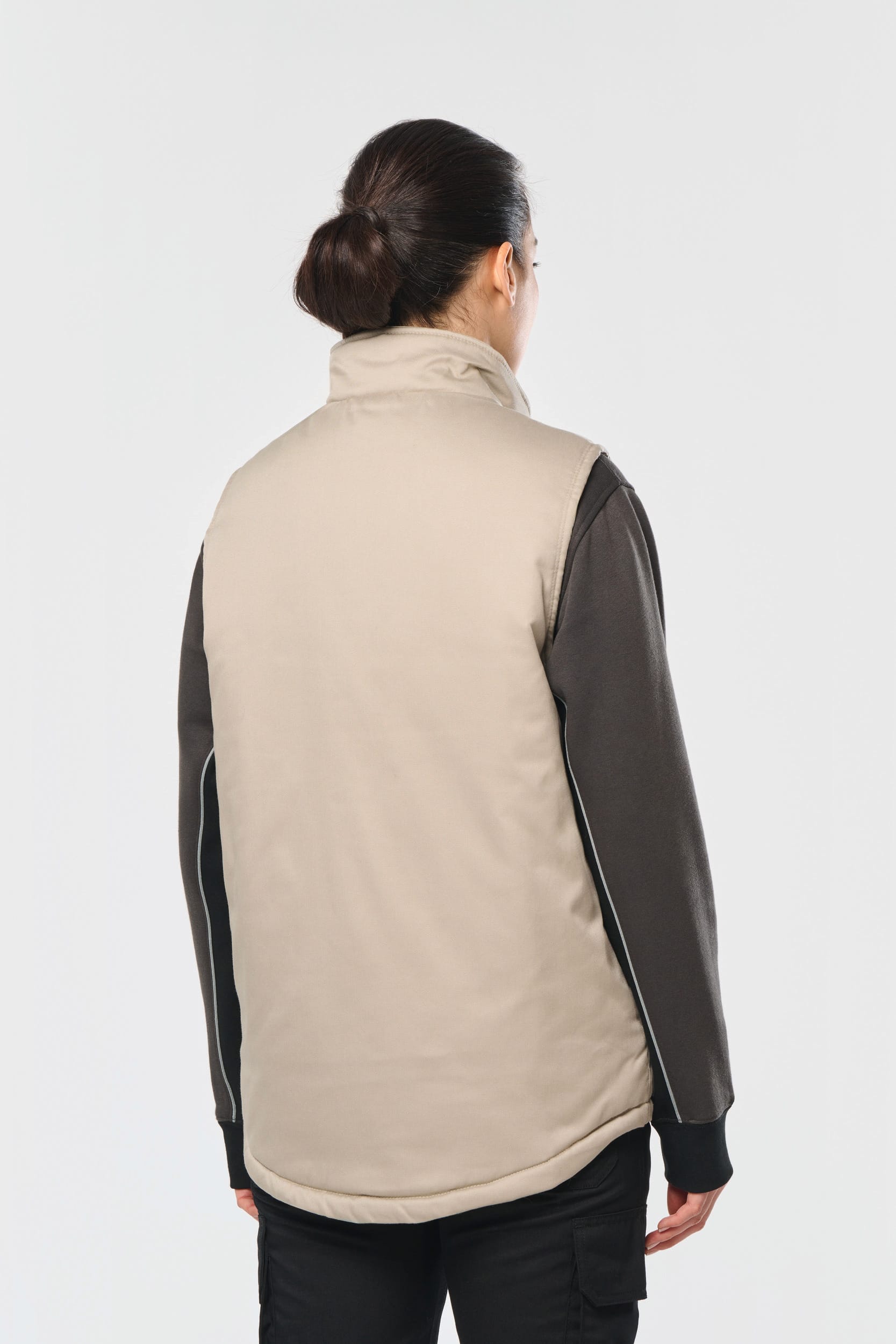 Gefütterte Unisex-Weste aus  Baumwollpolyester