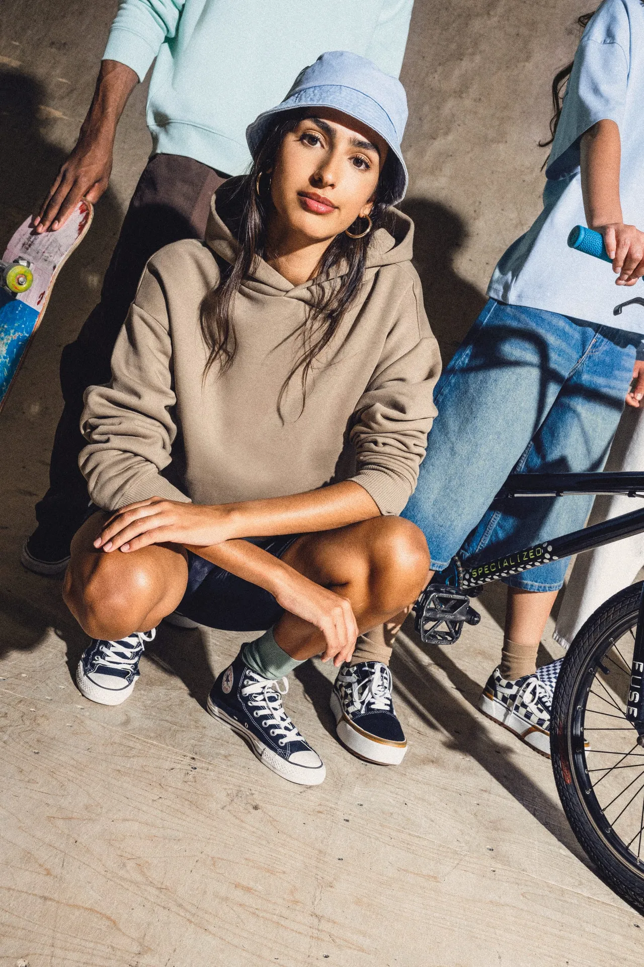 Umweltfreundliches Oversize Unisex-Kapuzensweatshirt