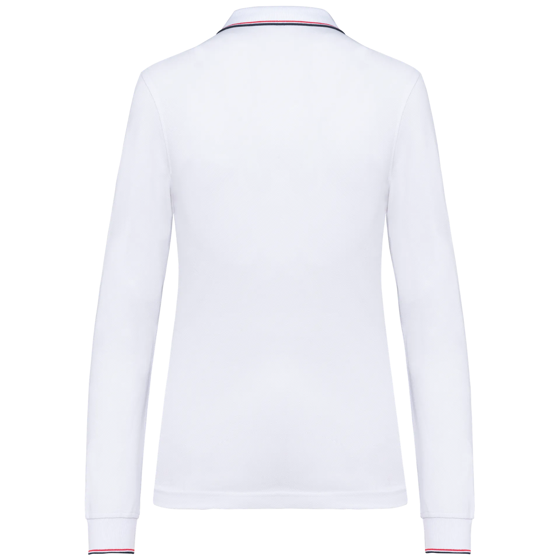 Langarm-Polohemd aus Piqué für Damen