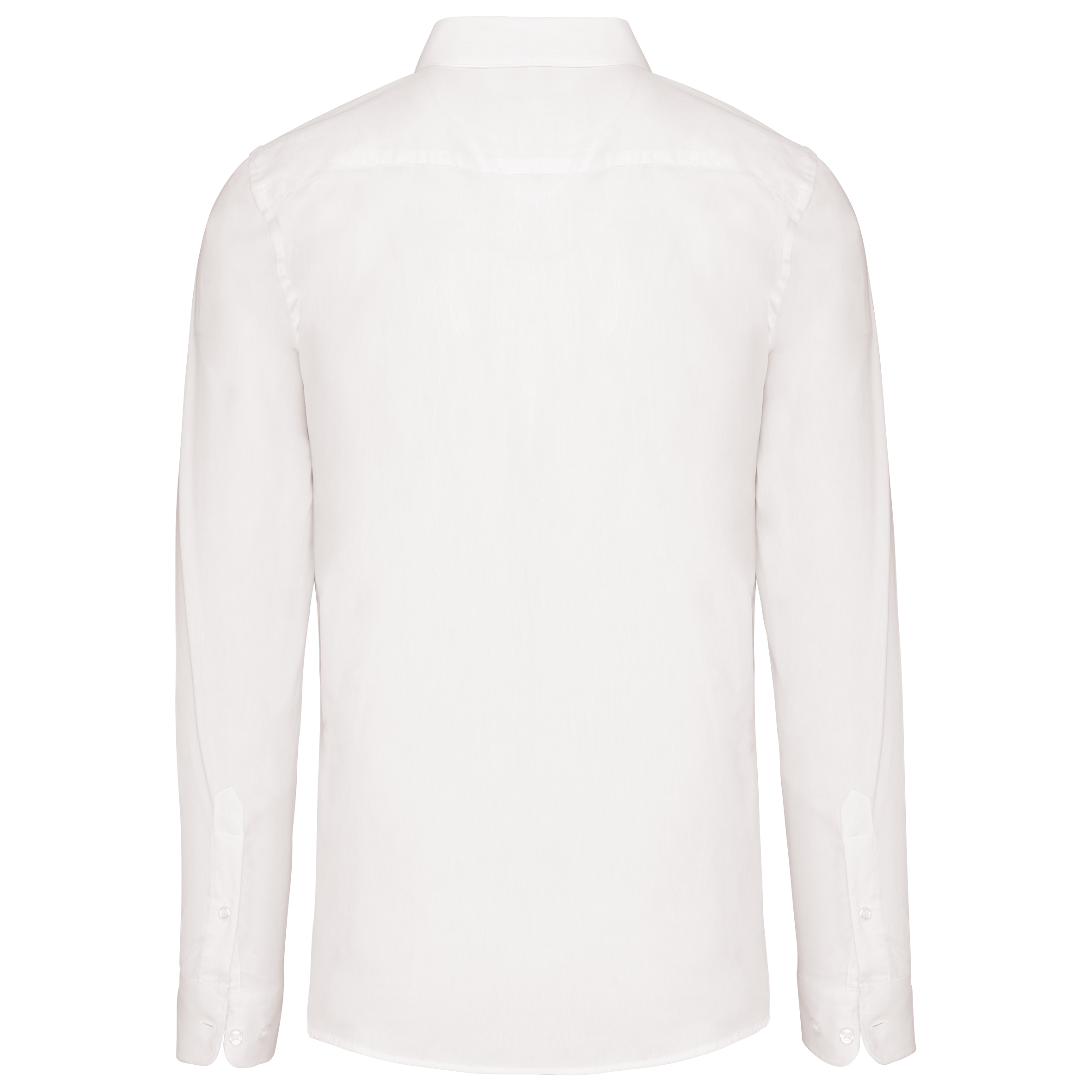 Langärmeliges Popeline-Herrenhemd