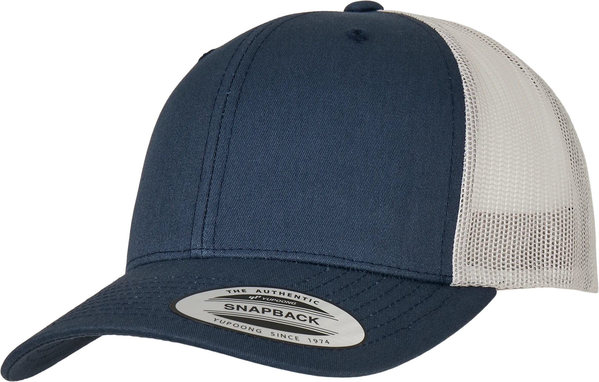 Zweifarbige Retro-Trucker-Kappe