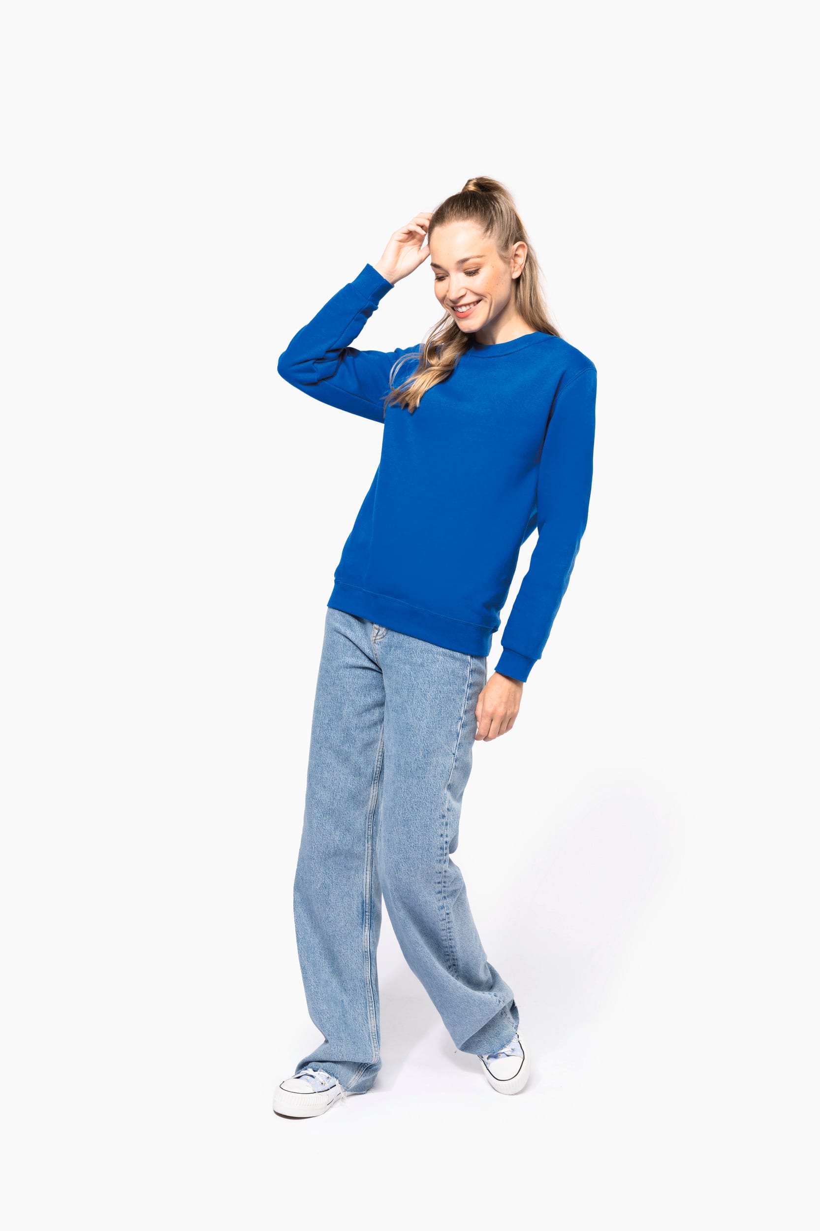 Recyceltes Unisex-Sweatshirt mit Rundhalsausschnitt