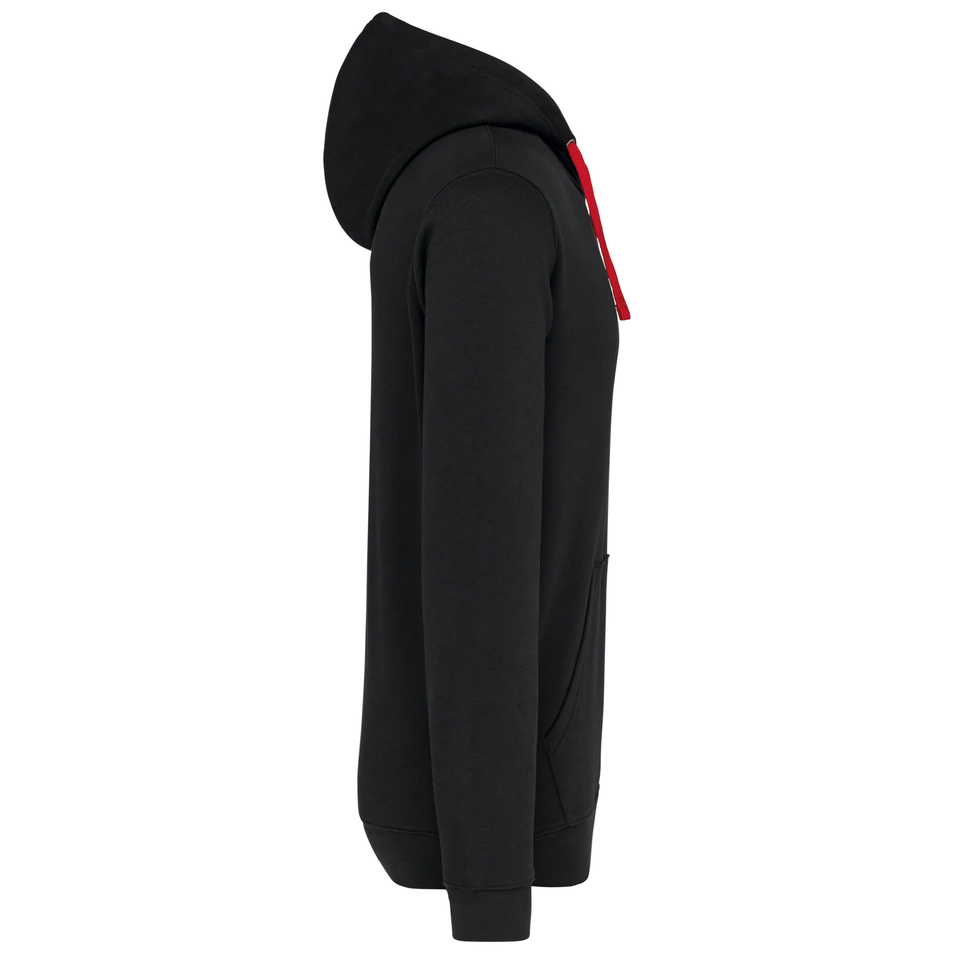 Herren-kapuzensweatshirt bicolor