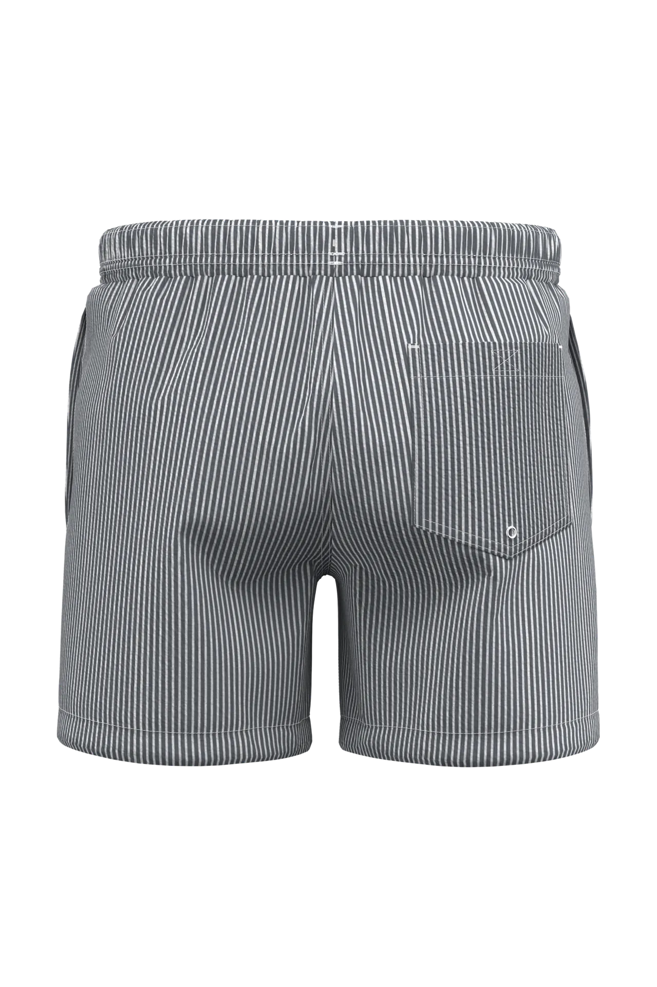Umweltfreundliche gestreifte Badeshorts für Herren