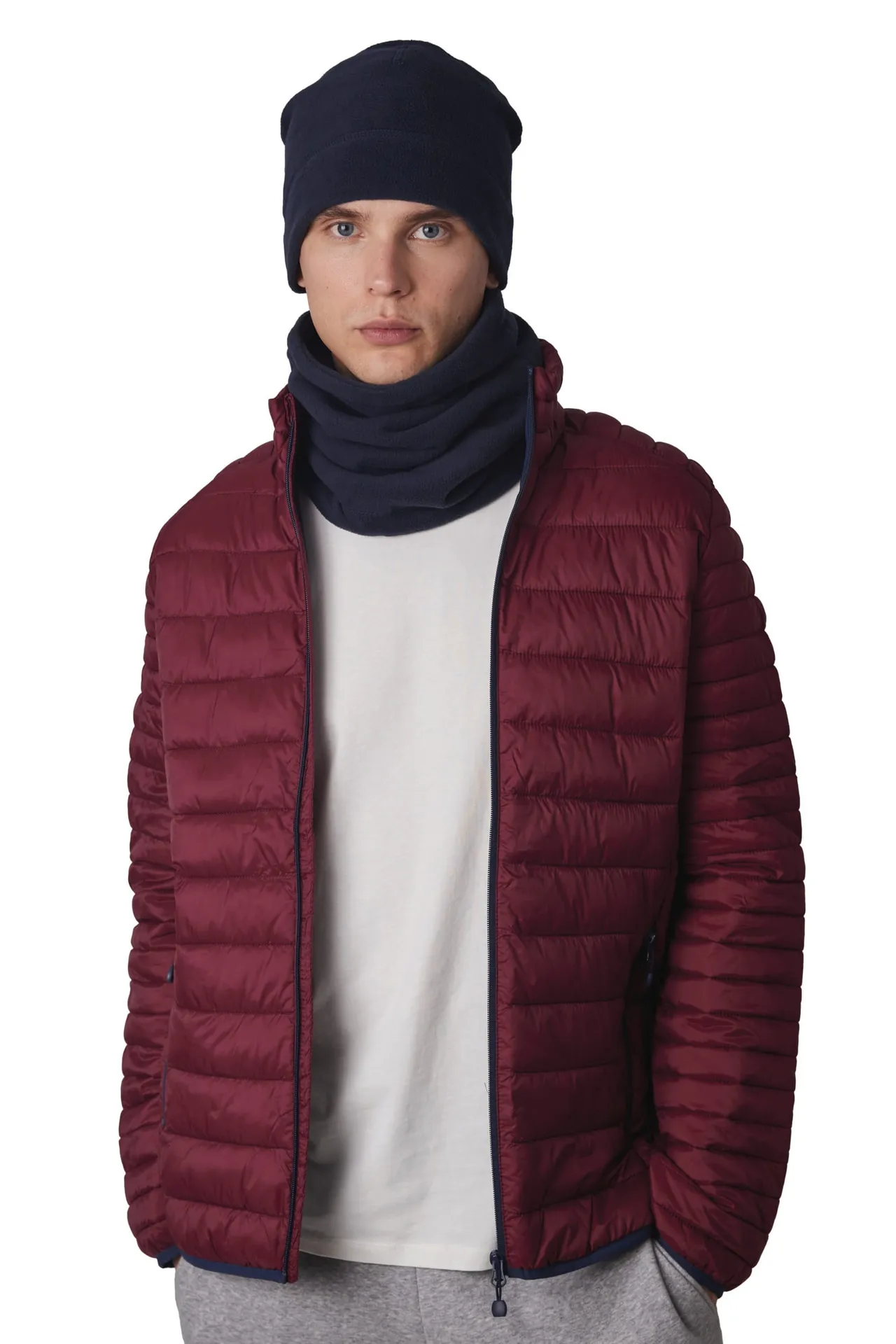 Recycelte Mütze aus Mikrofleece