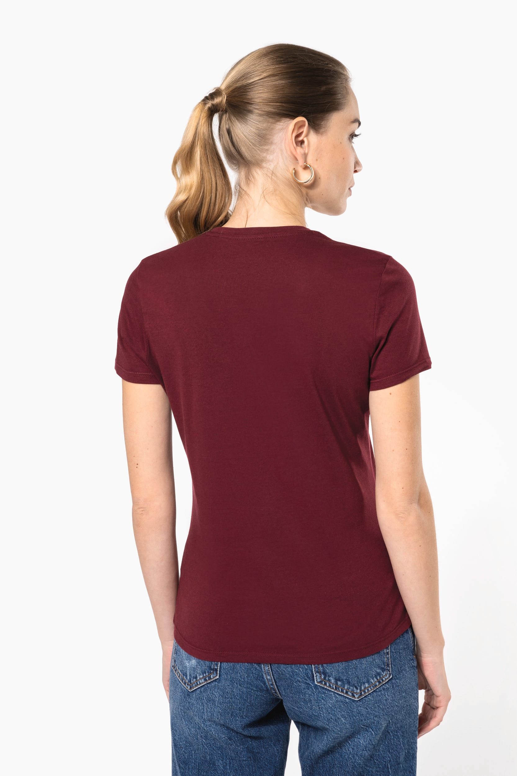 Damen-T-Shirt BIO150 IC mit V-Ausschnitt