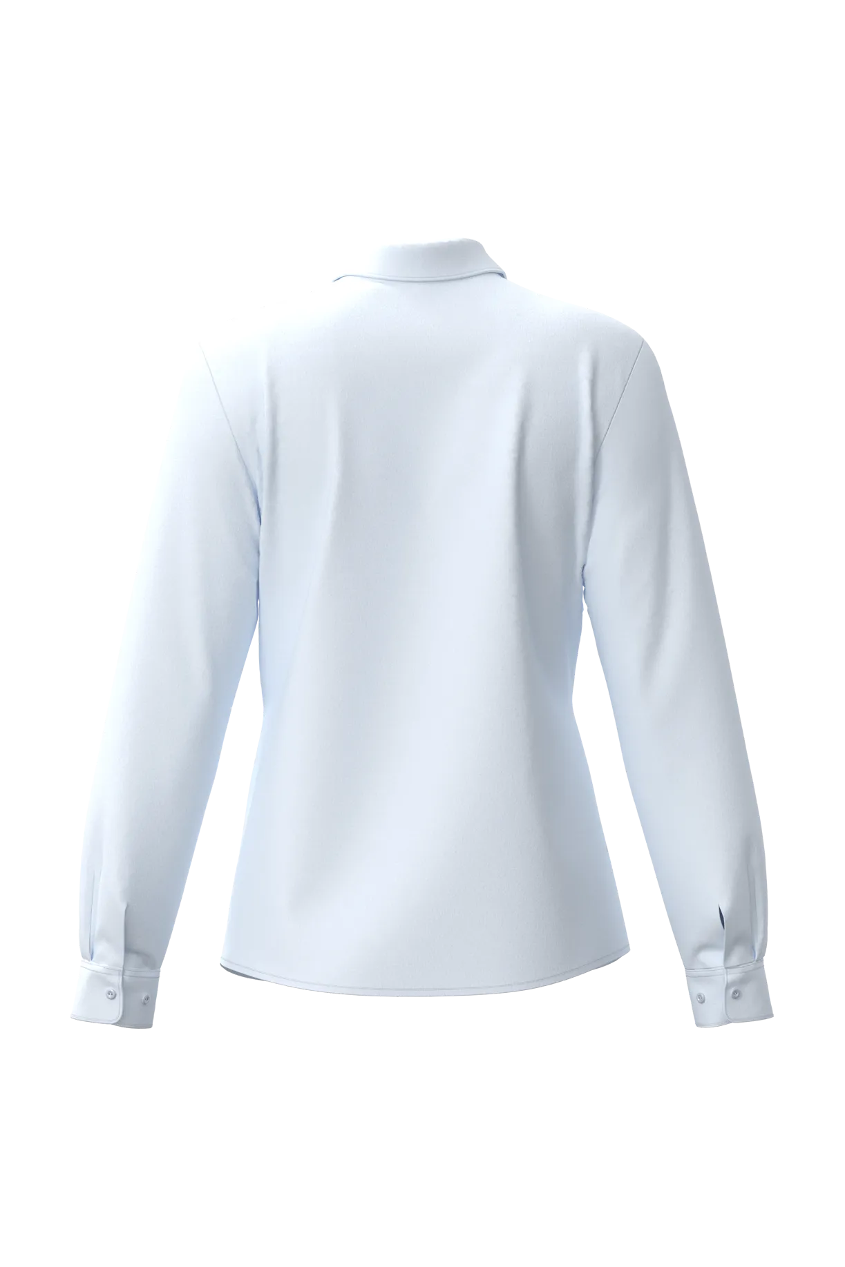 Popeline-Hemd Baumwollpolyester pflegeleicht für Damen