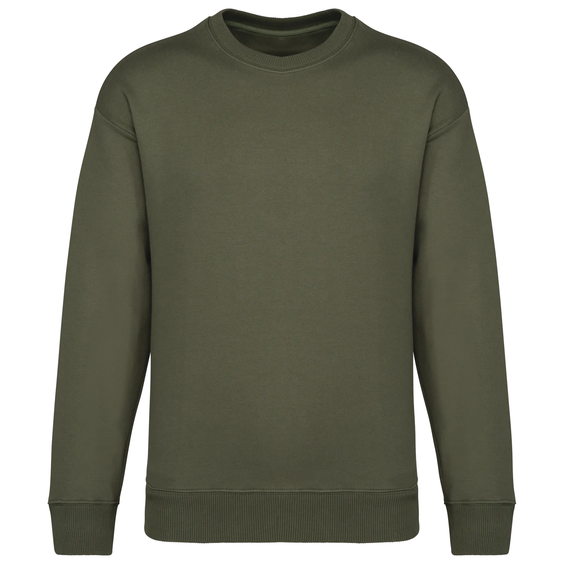 Umweltfreundliches Oversize Unisex-Sweatshirt mit Rundhalsausschnitt