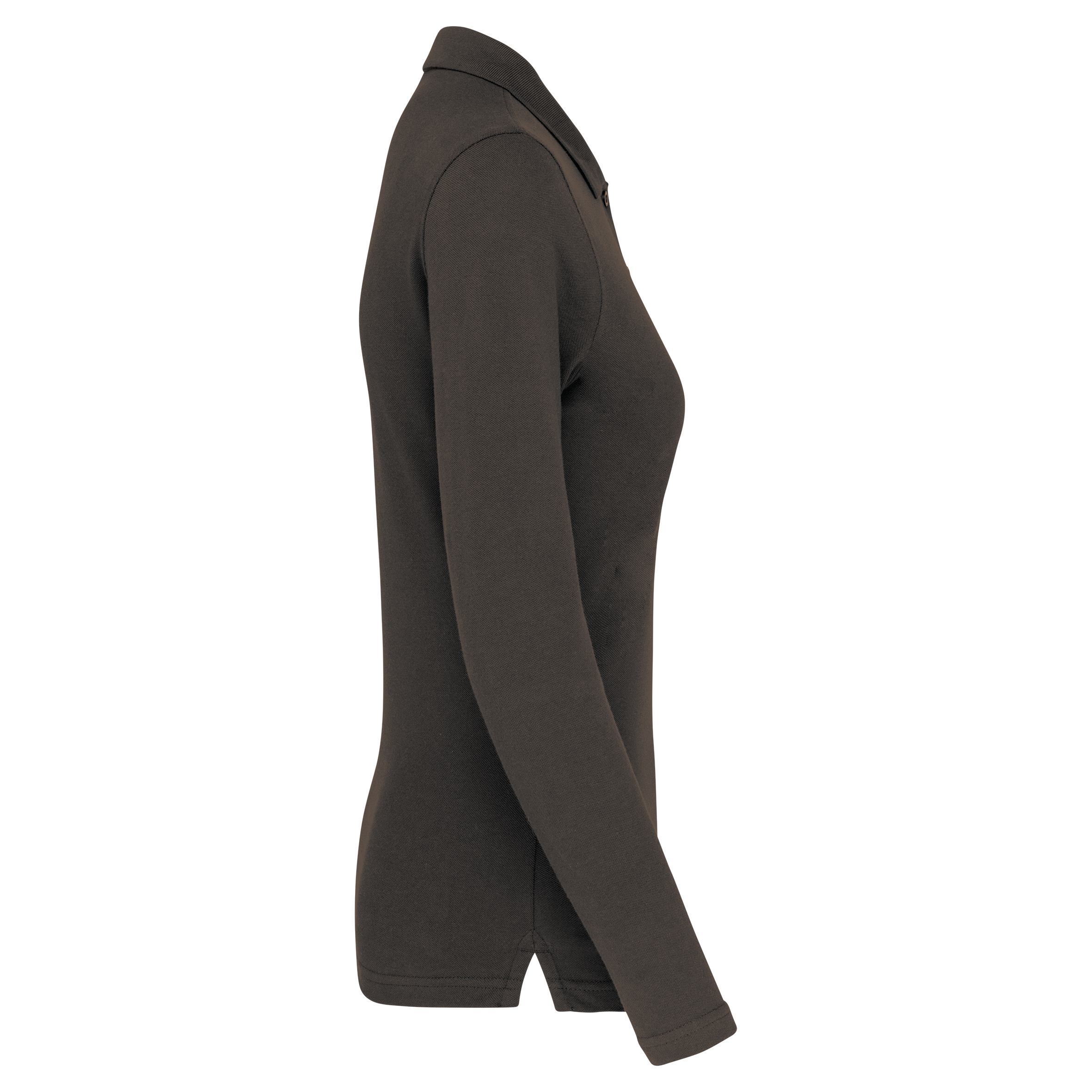 Damen Piqué Poloshirt Langarm