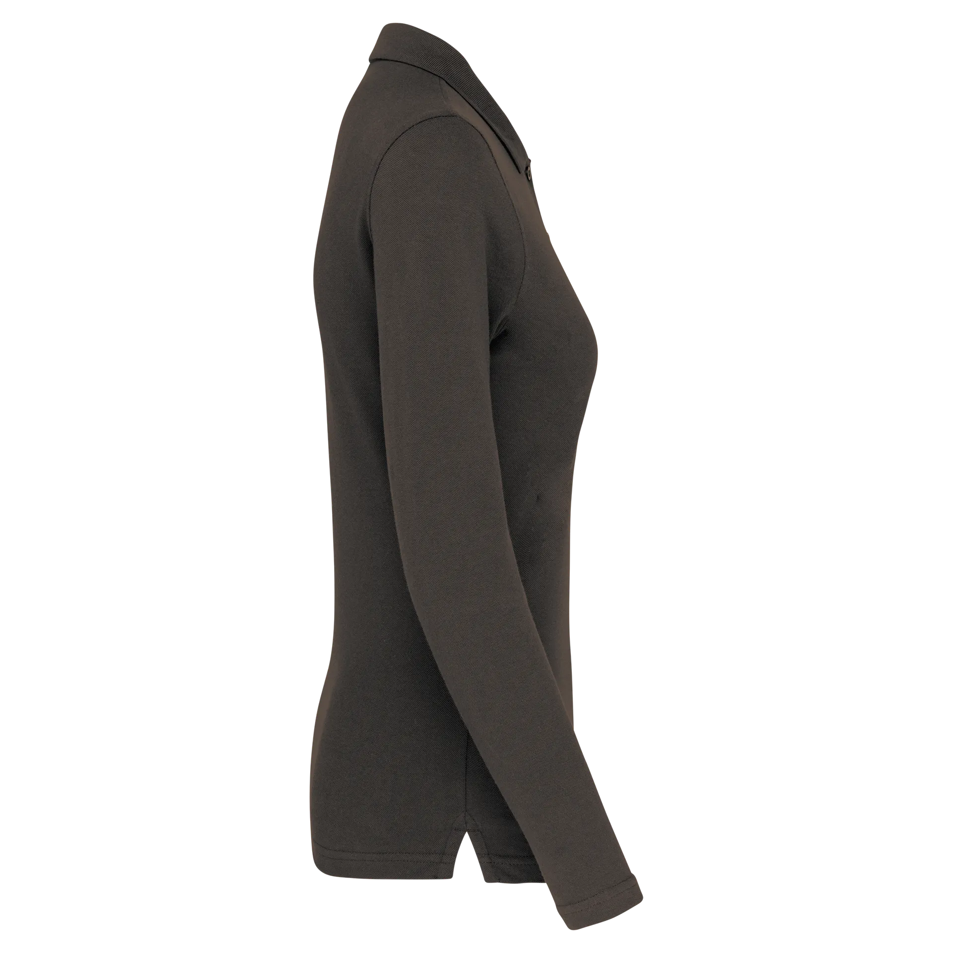 Damen Piqué Poloshirt Langarm