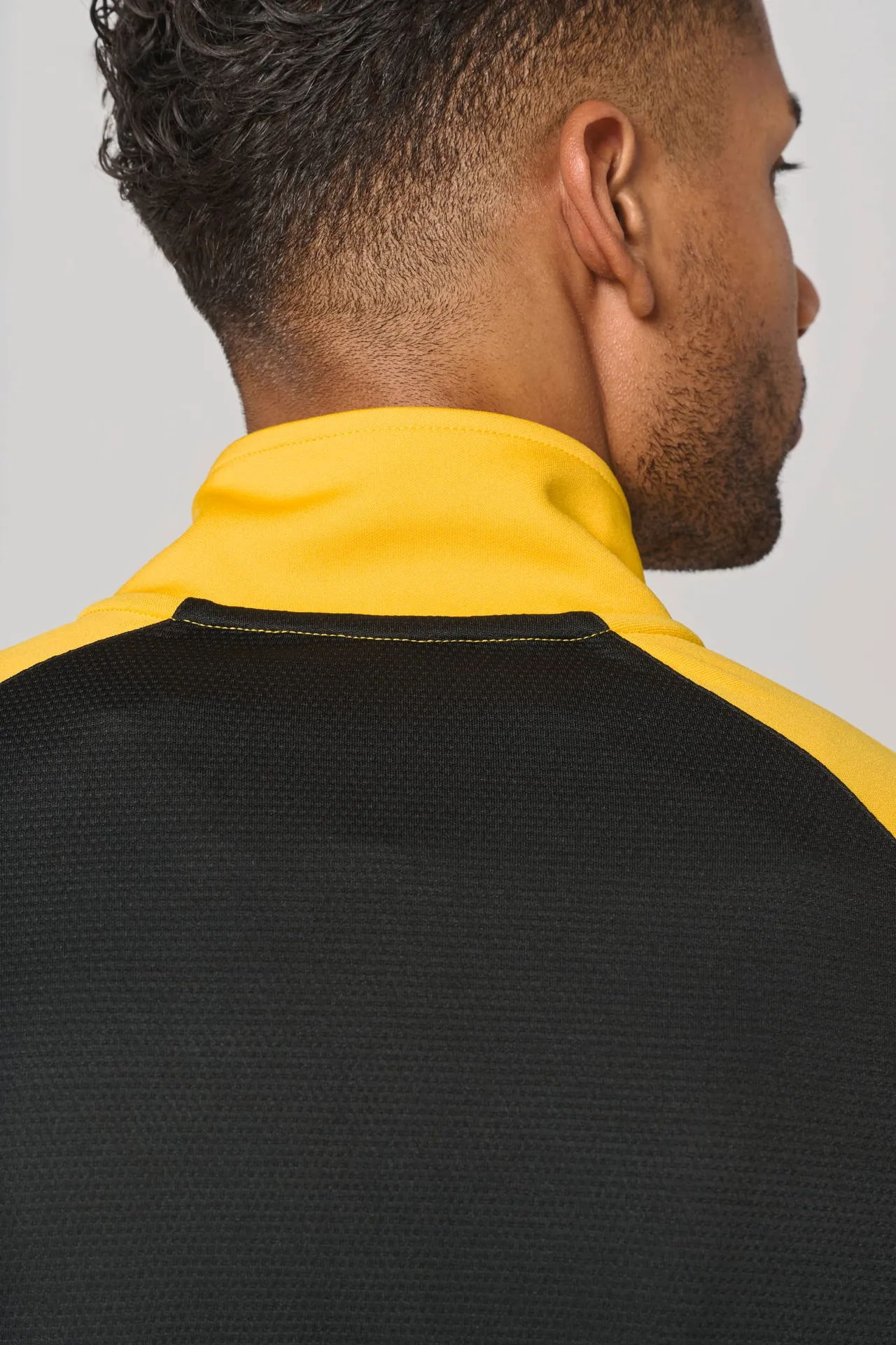 Unisex Trainings-Sweatshirt mit 1/4 Reißverschluss