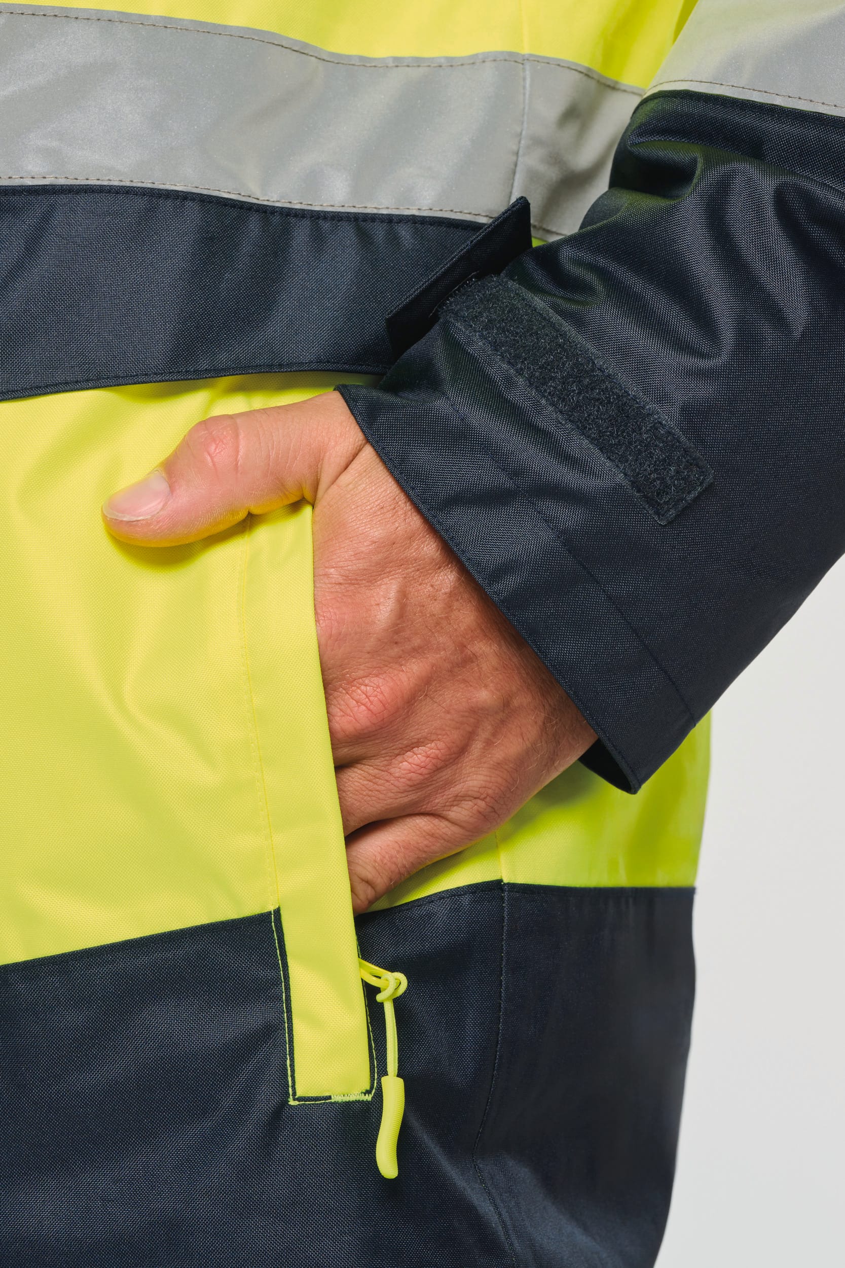 Recycelter Sicherheitsparka 4 in 1