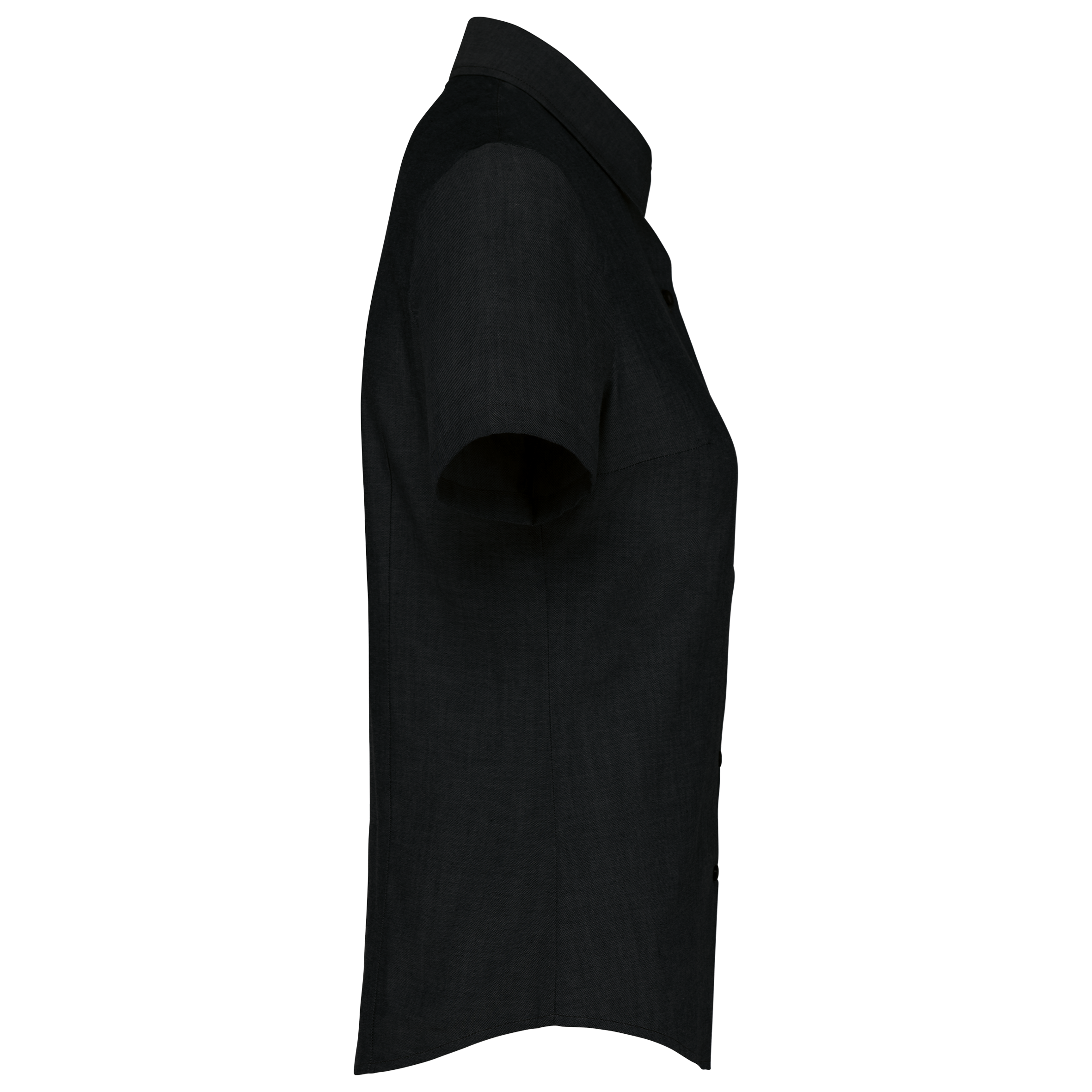 Damen Oxford Kurzarmbluse