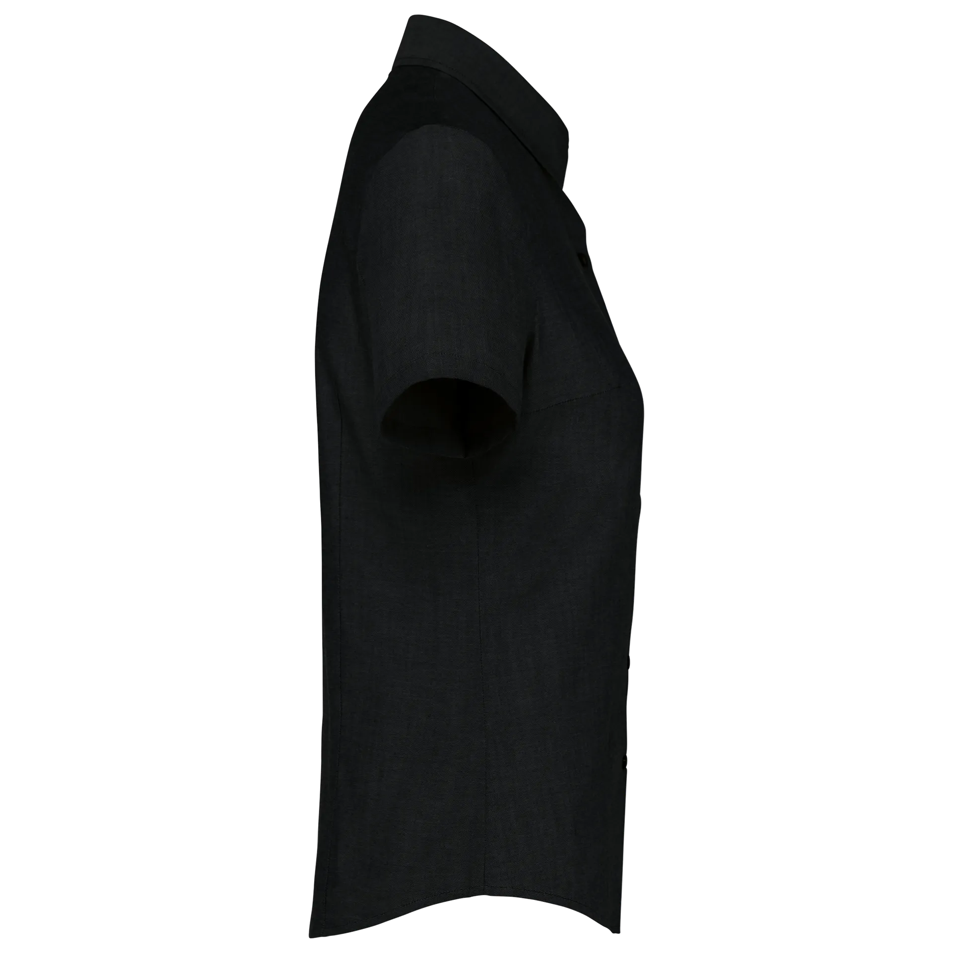 Damen Oxford Kurzarmbluse