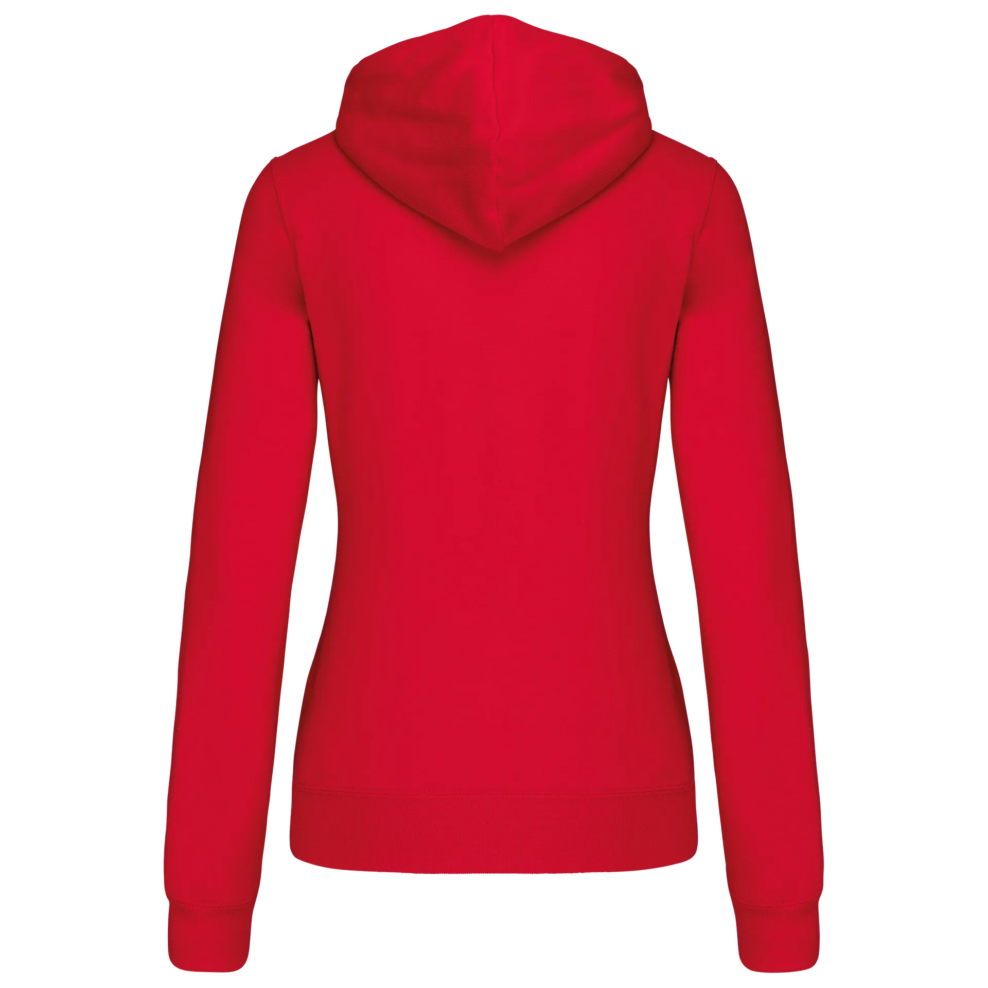DAMEN-KAPUZENSWEATSHIRT BICOLOR mit Reißverschluss