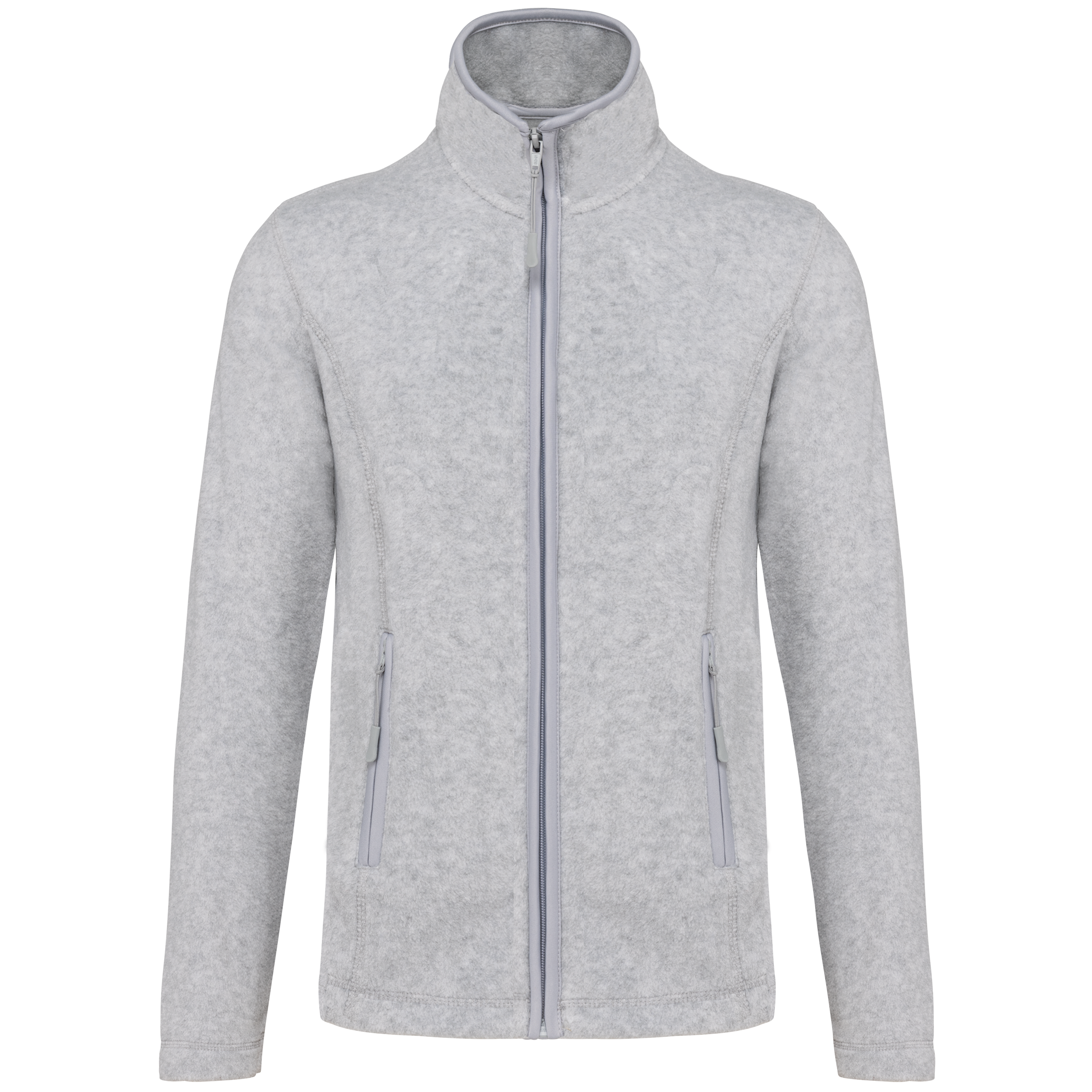 Mikrofleece-Jacke mit Reißverschluss für Damen