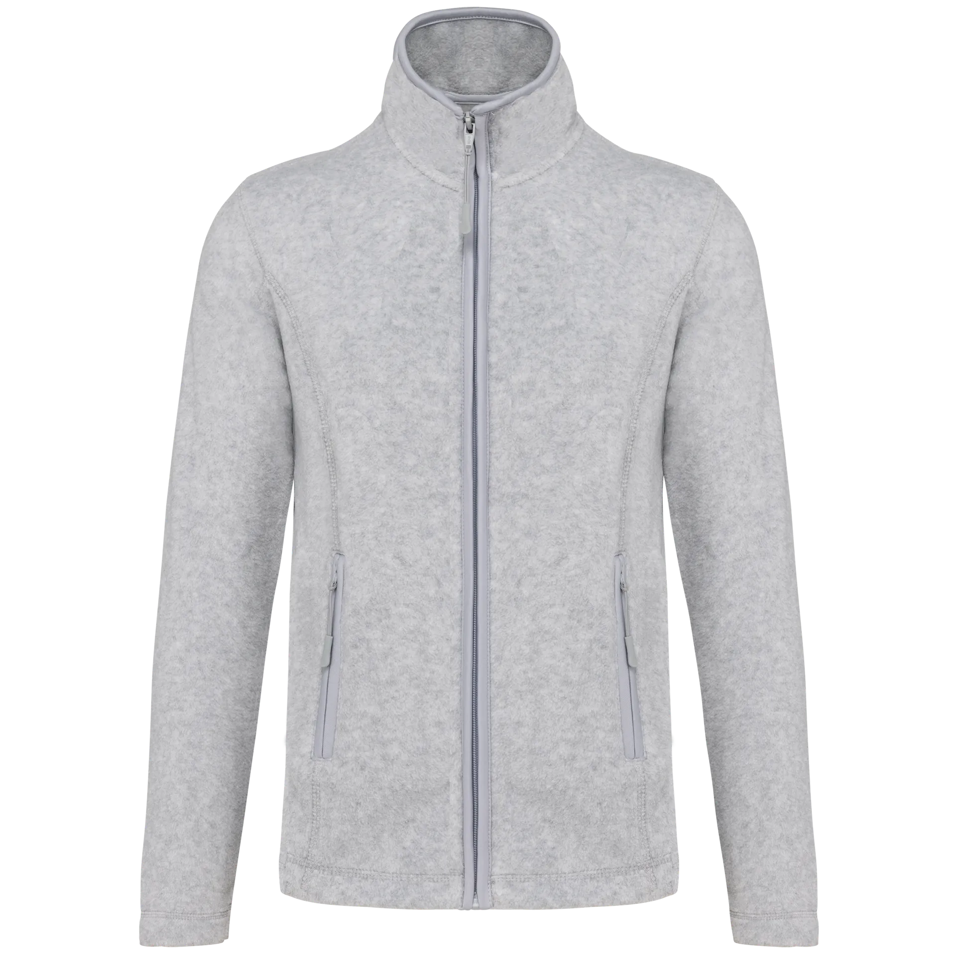 Mikrofleece-Jacke mit Reißverschluss für Damen