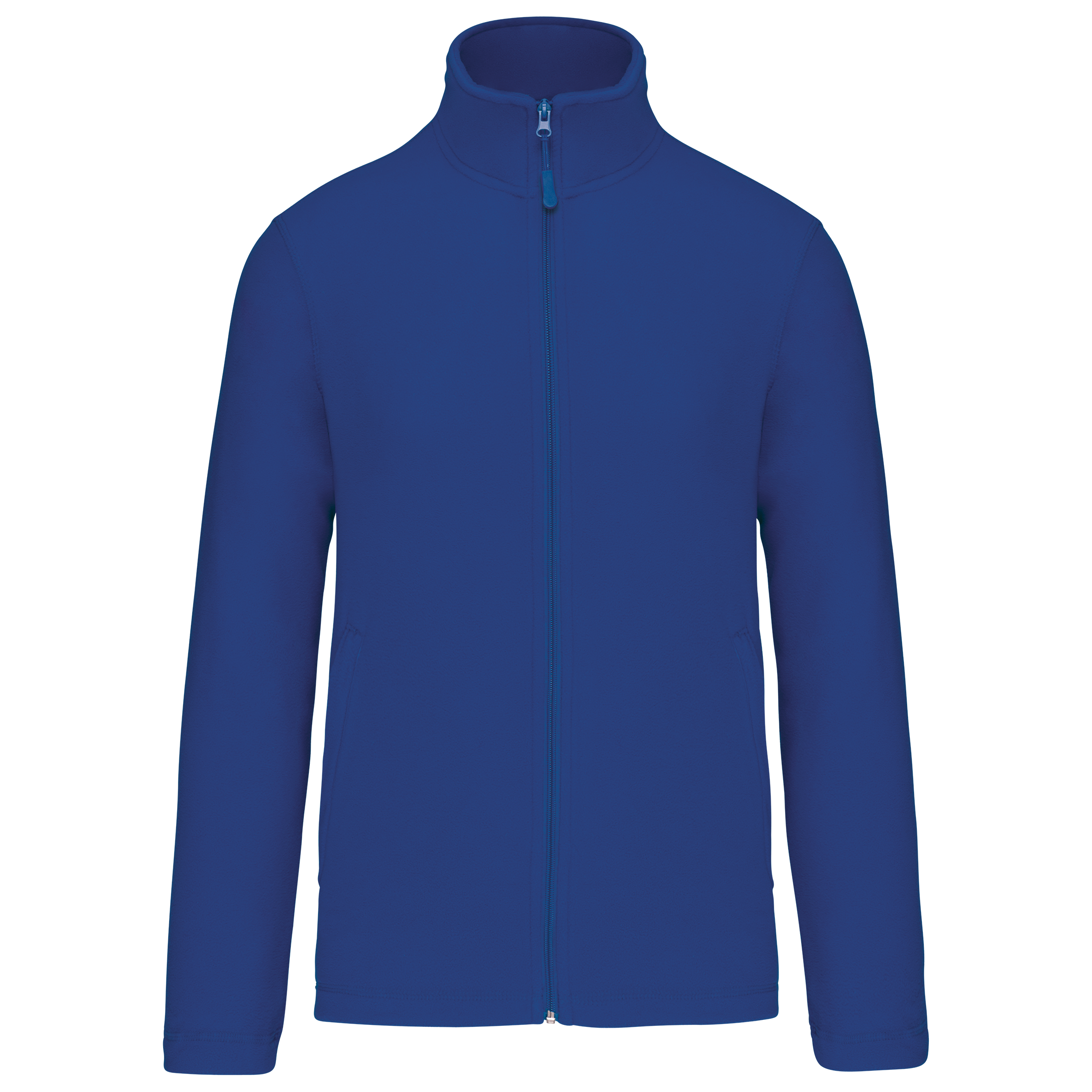 Mikrofleece-Jacke durchgehender Reißverschluss