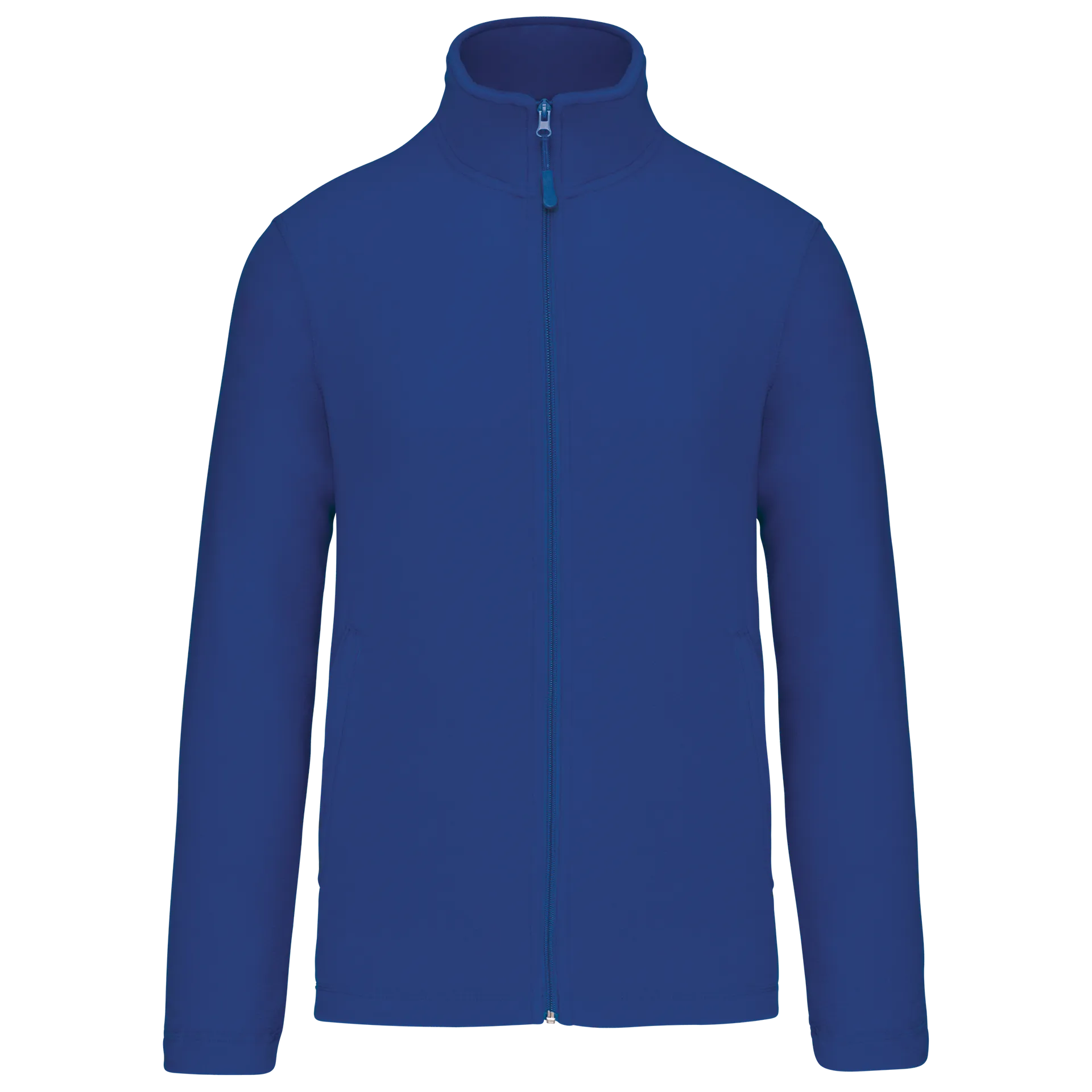 Mikrofleece-Jacke durchgehender Reißverschluss