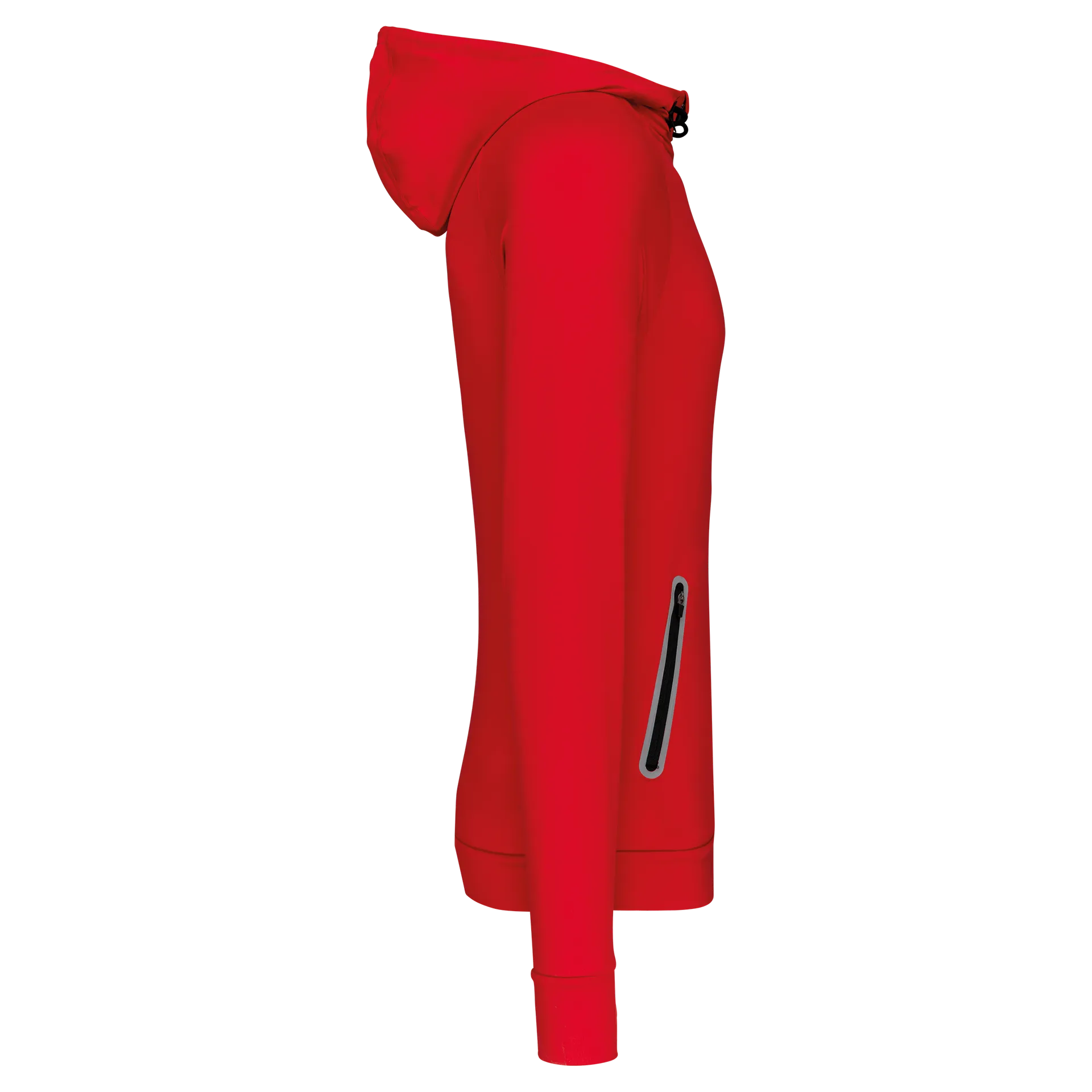 Kapuzen-Sweatshirt 1/4 Sport-Reißverschluss Unisex