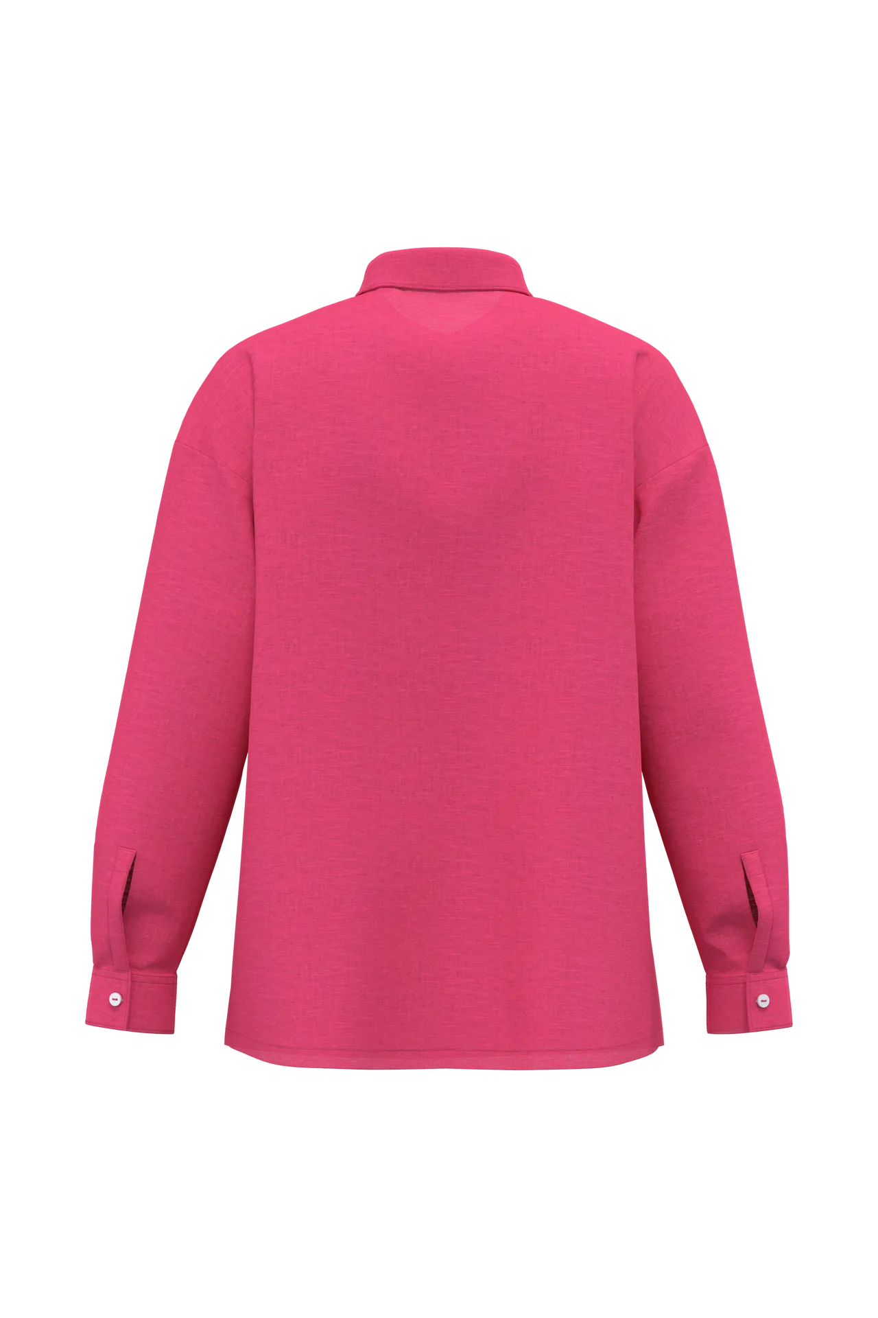 Oversize-Leinenhemd für Damen