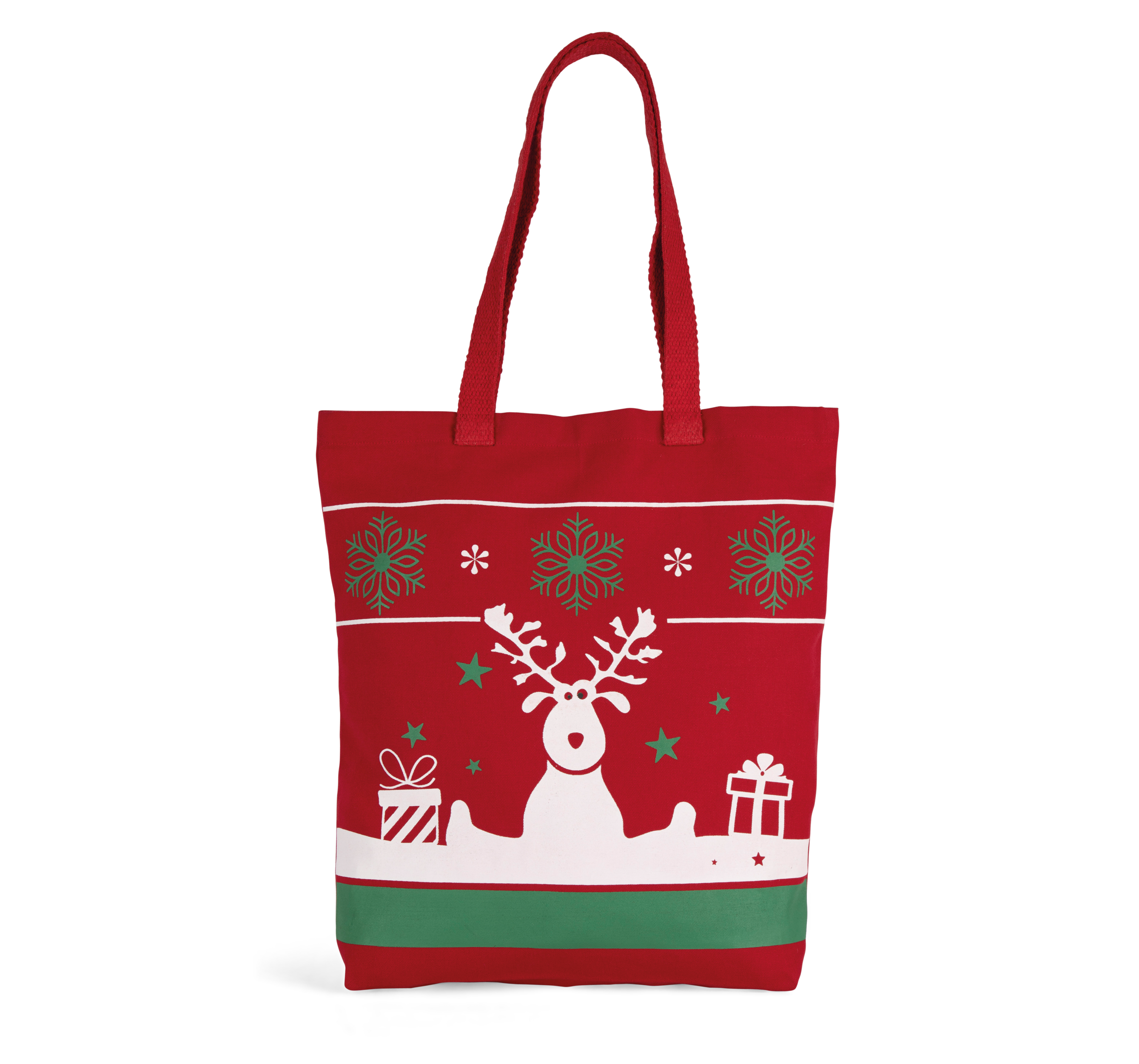 Einkaufstasche mit Weihnachtsmotiven Einkaufstasche mit Weihnachtsmotiven