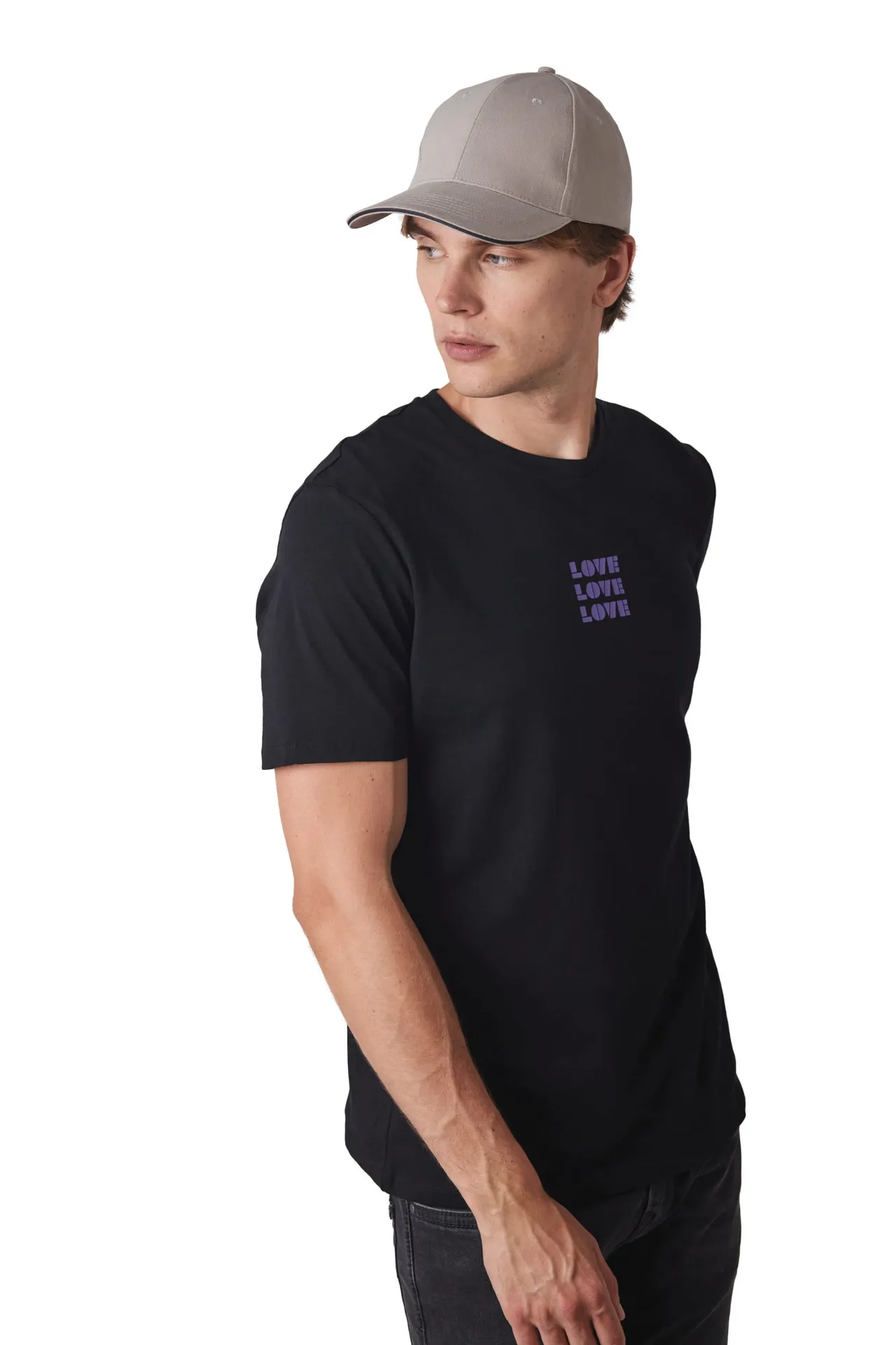 6-Panel-Kappe mit Kontrast-Sandwichschirm