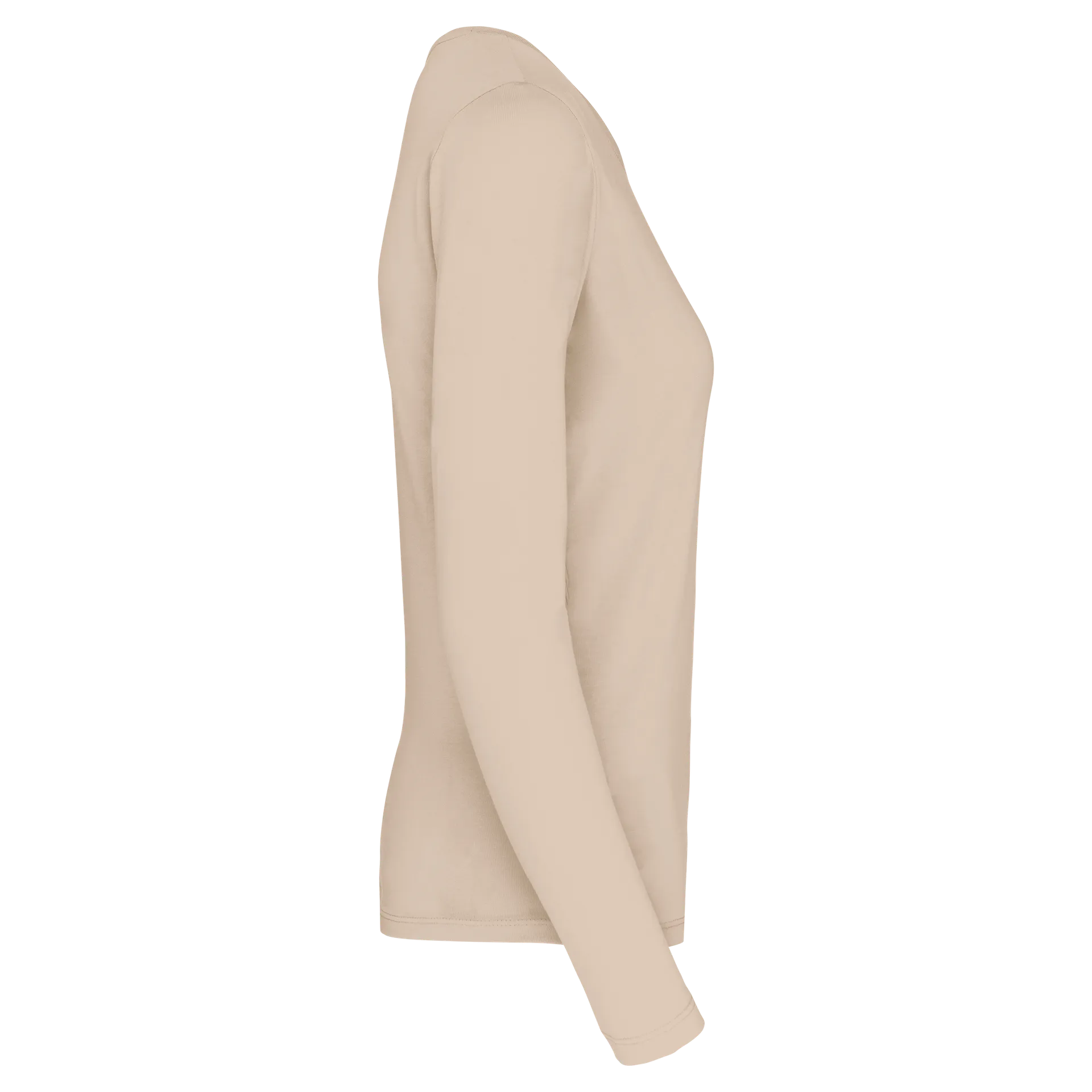 Damen-Langarmshirt mit Rundhalsausschnitt