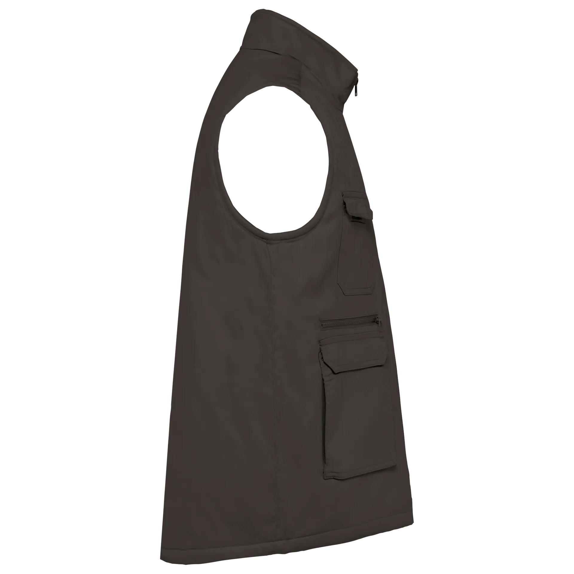 Gefütterte Unisex-Weste aus  Baumwollpolyester