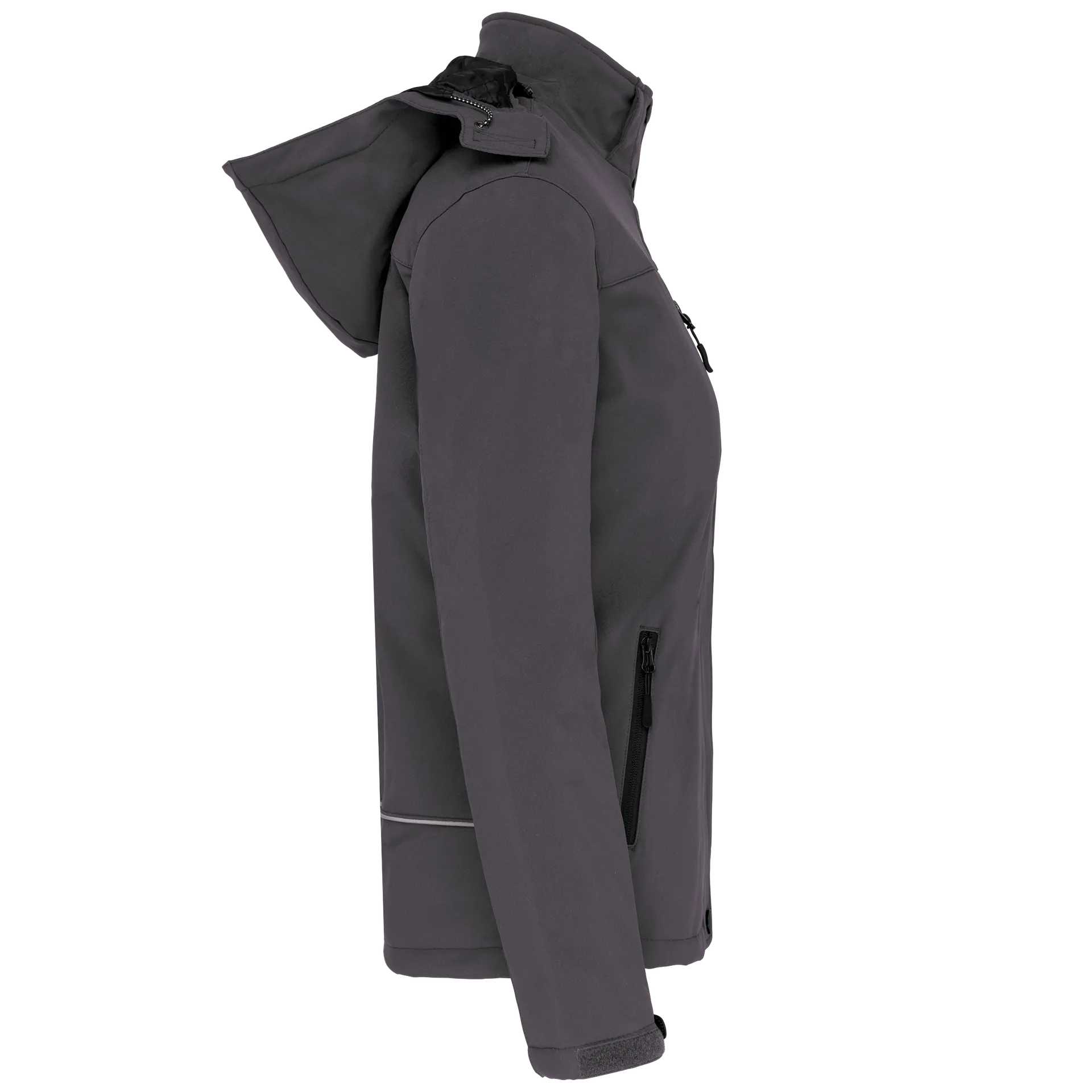 Damenparka Softshell wattiert mit Kapuze