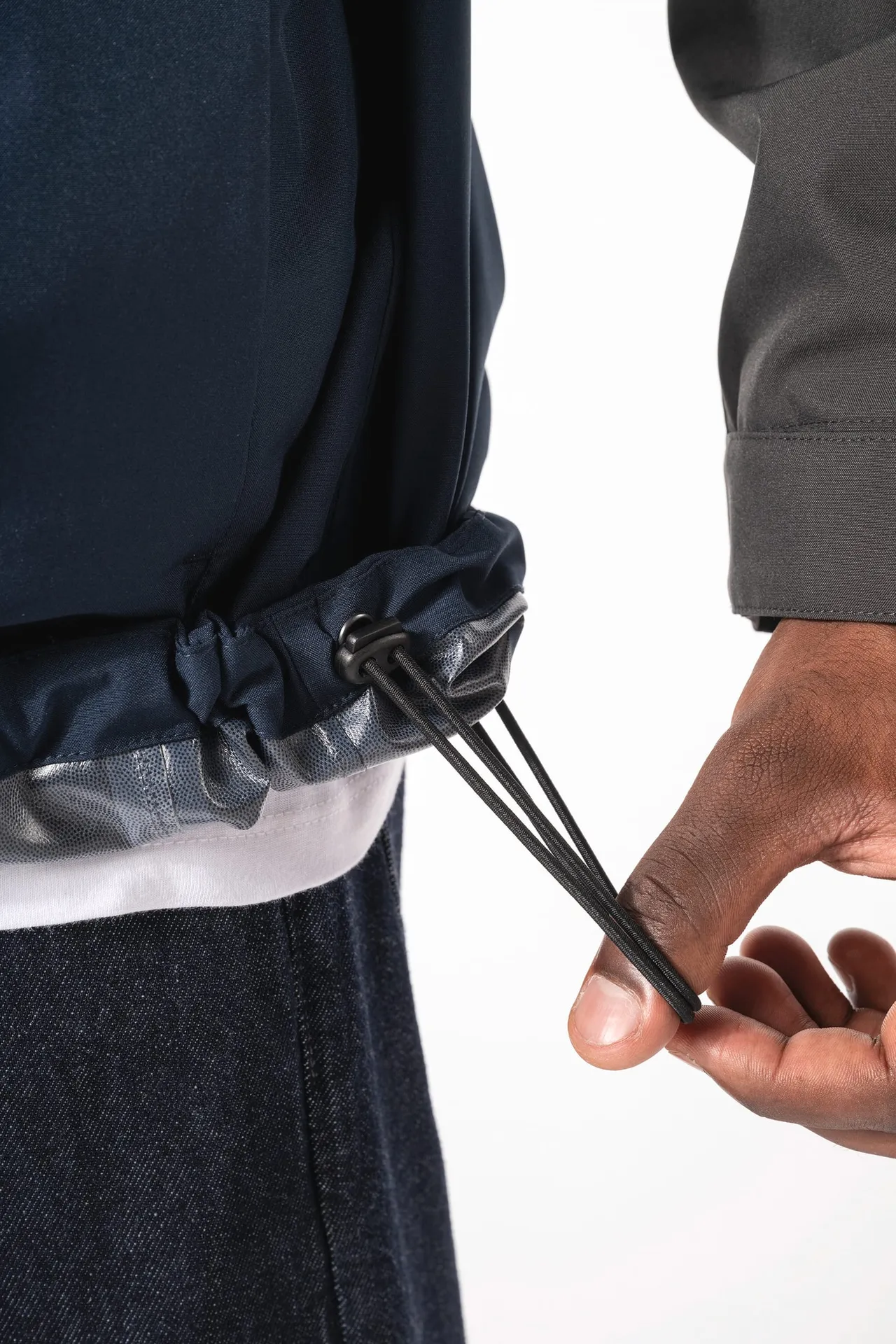 Wasserdichter 3-in-1-Unisex-Parka mit zweifarbiger Kapuze