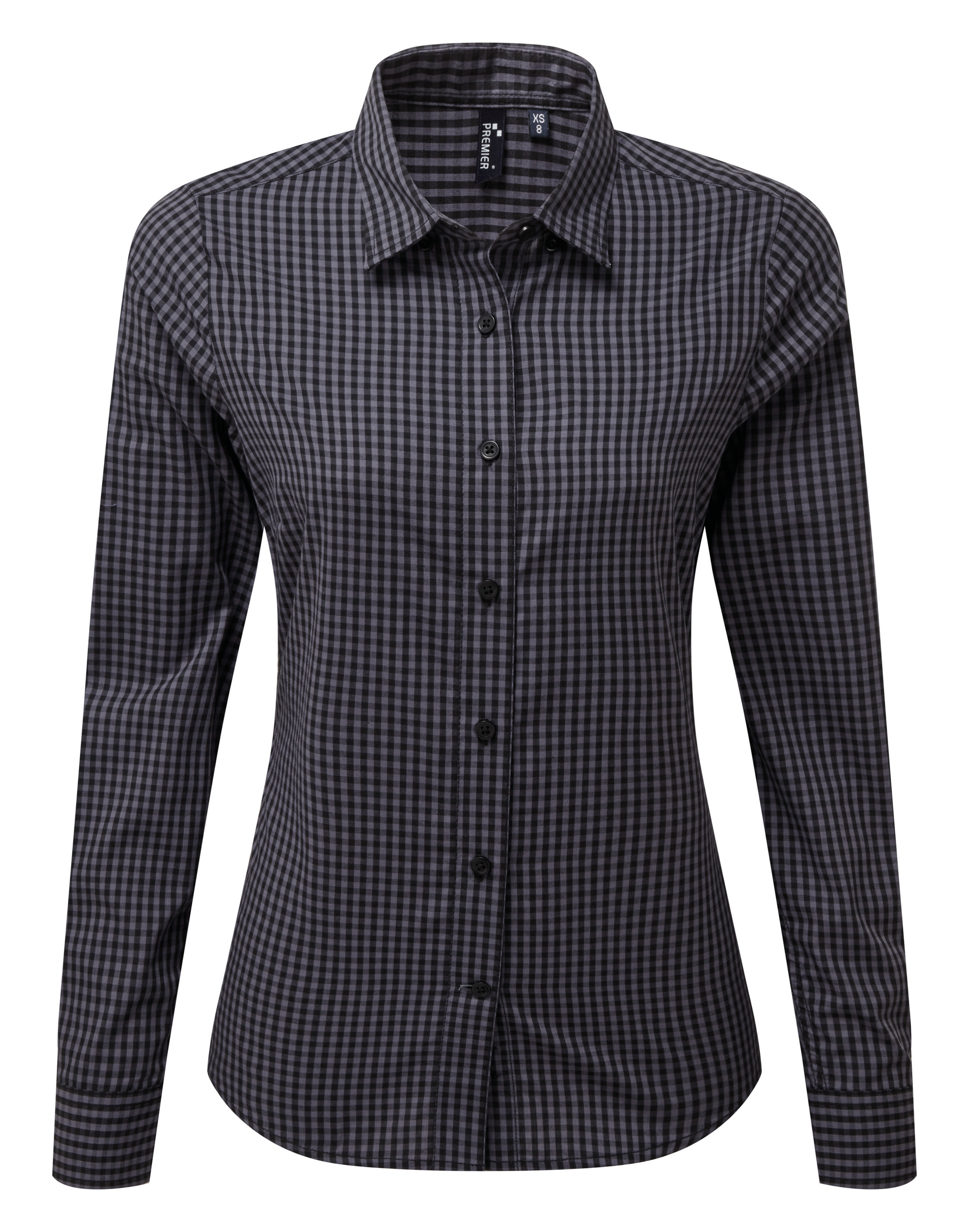 Bluse mit großen Vichy-Karos
