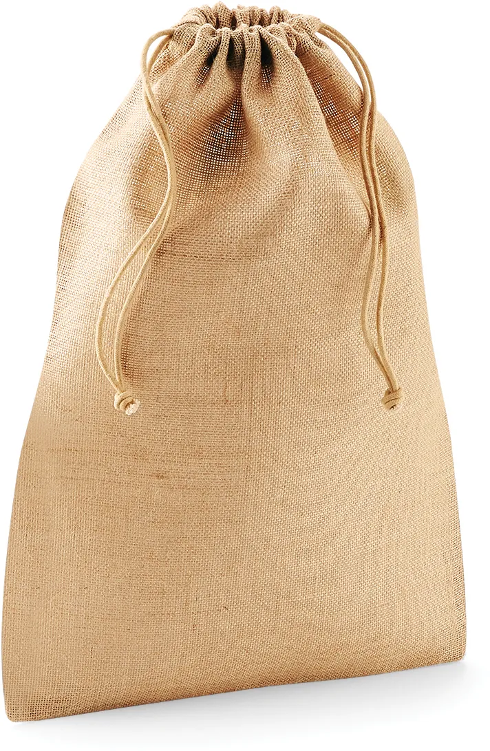 Jute Tasche mit Kordeln
