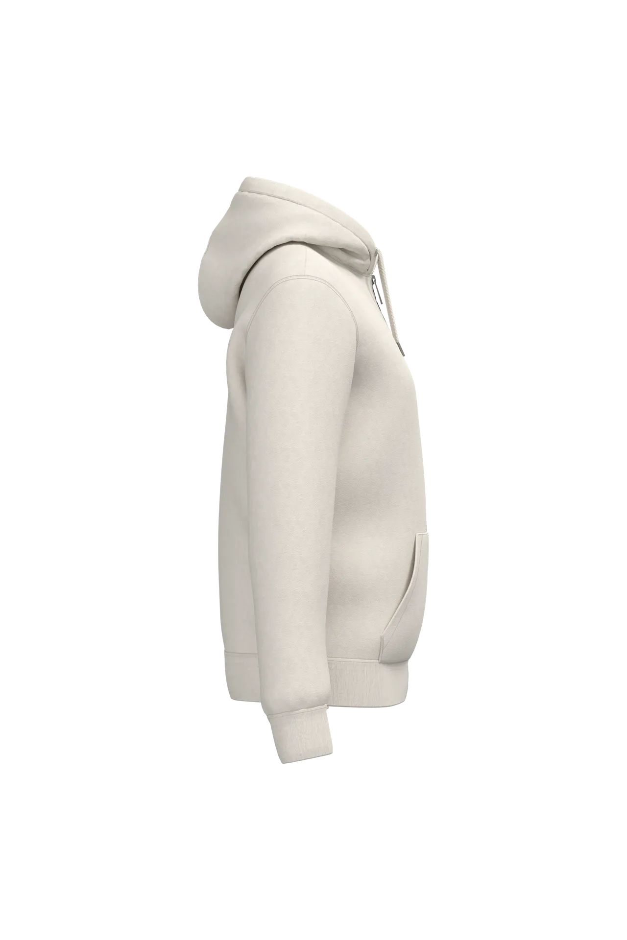 Umweltfreundliches Unisex-Sweatshirt mit Reißverschluss und Sherpa-Futter