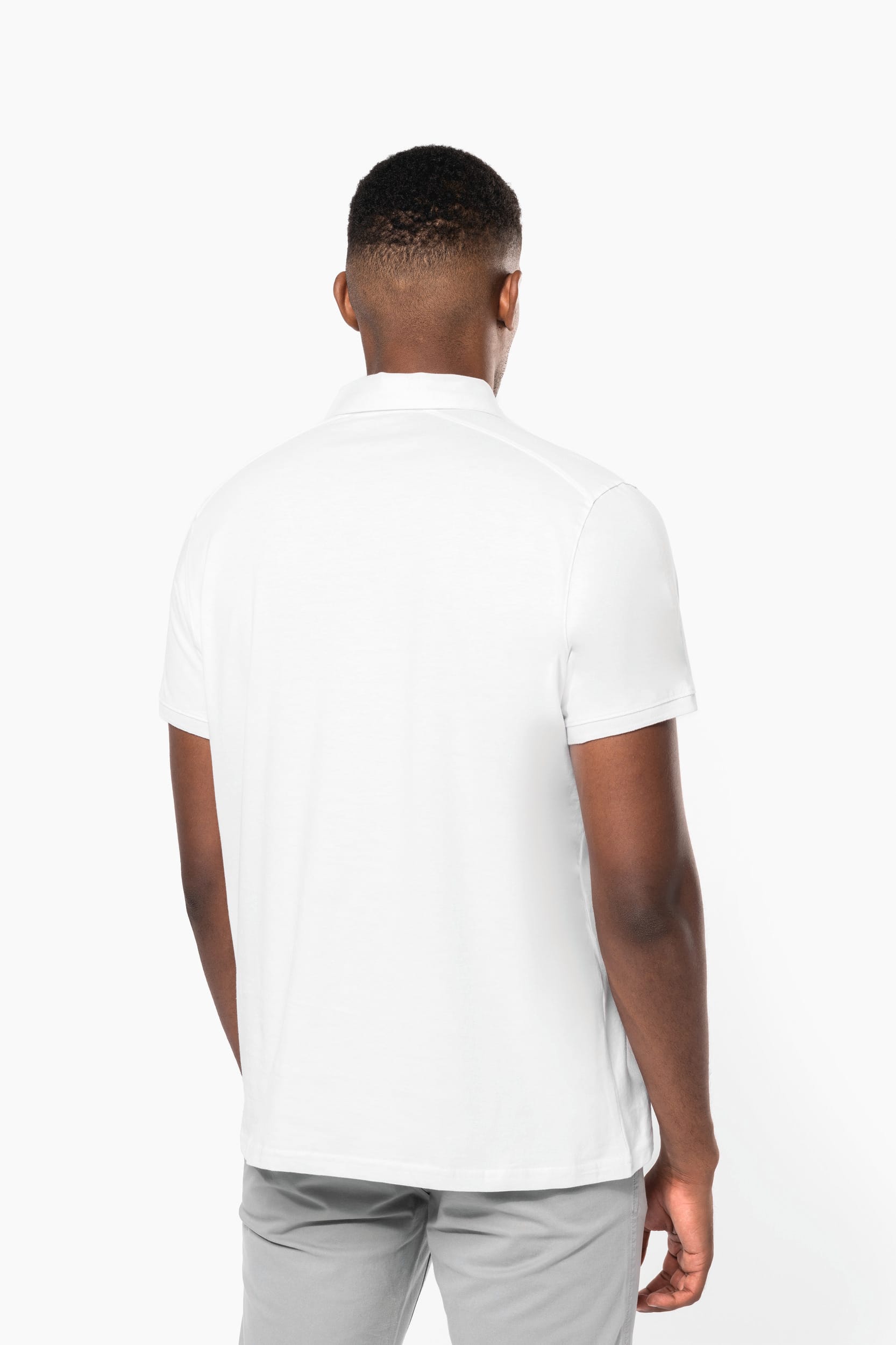 Jersey-Kurzarm-Polohemd für Herren