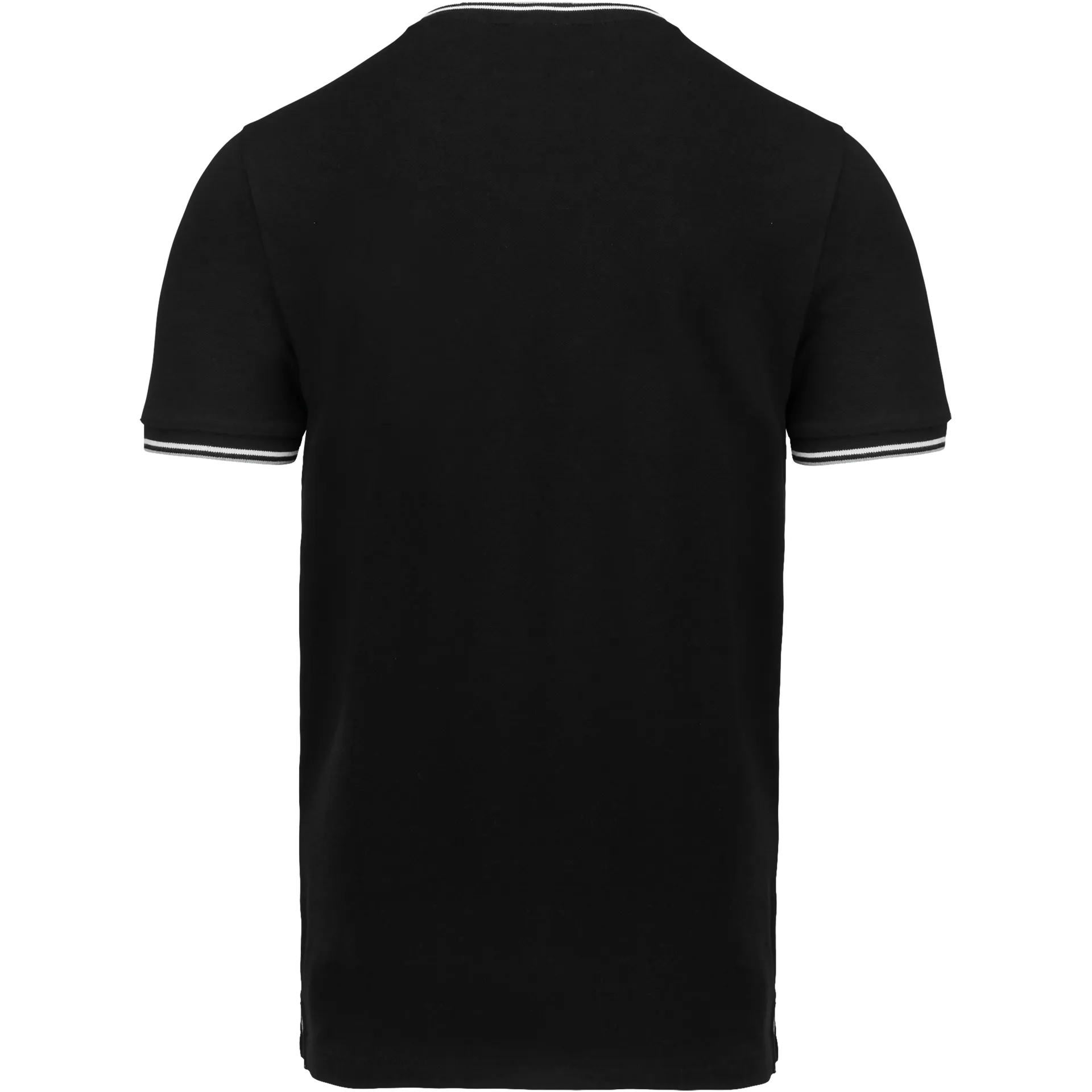 Herren T-Shirt aus Piqué-Trikot mit V-Ausschnitt