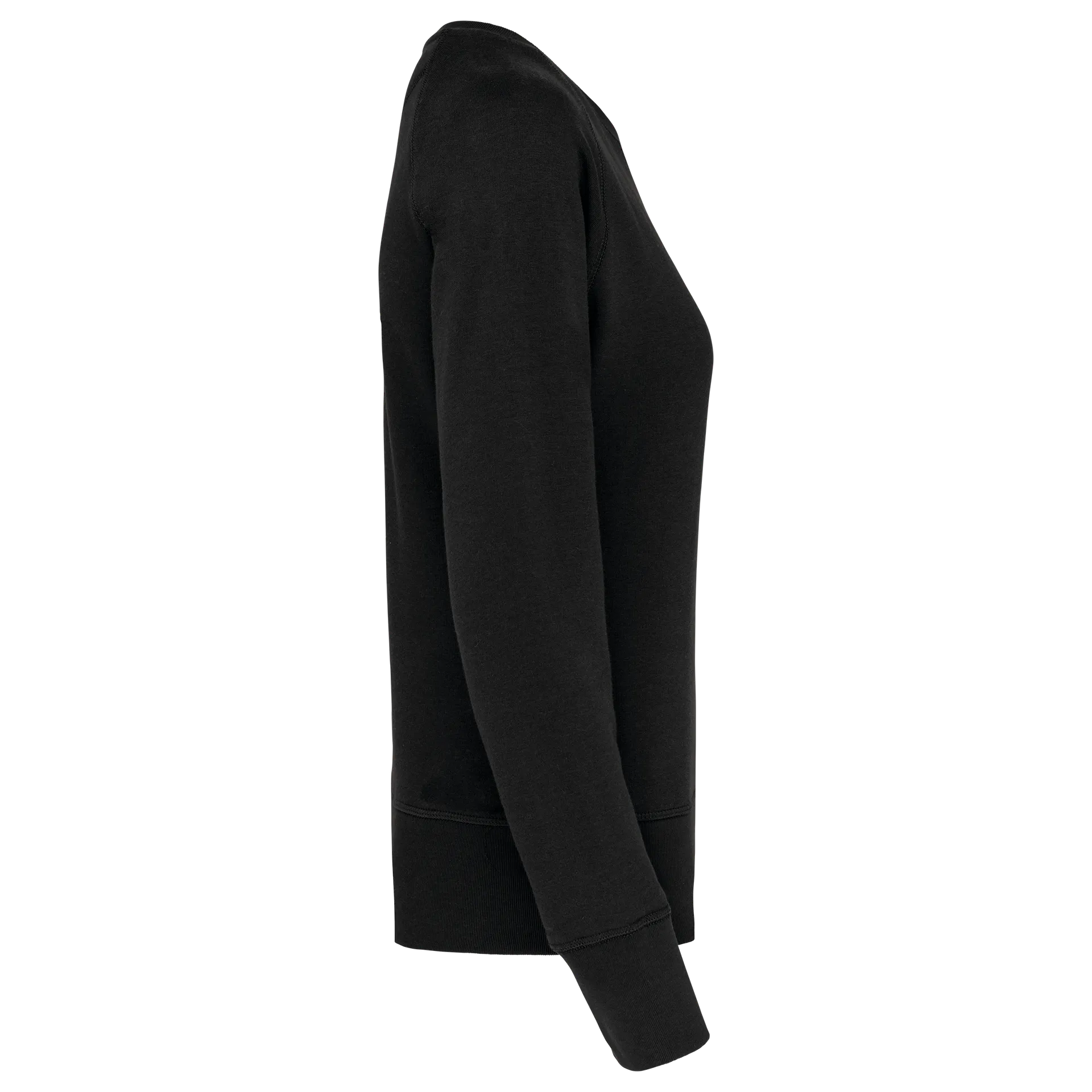 Damen Sweatshirt BIO-BAUMWOLLE Rundhalsausschnitt Raglanärmel