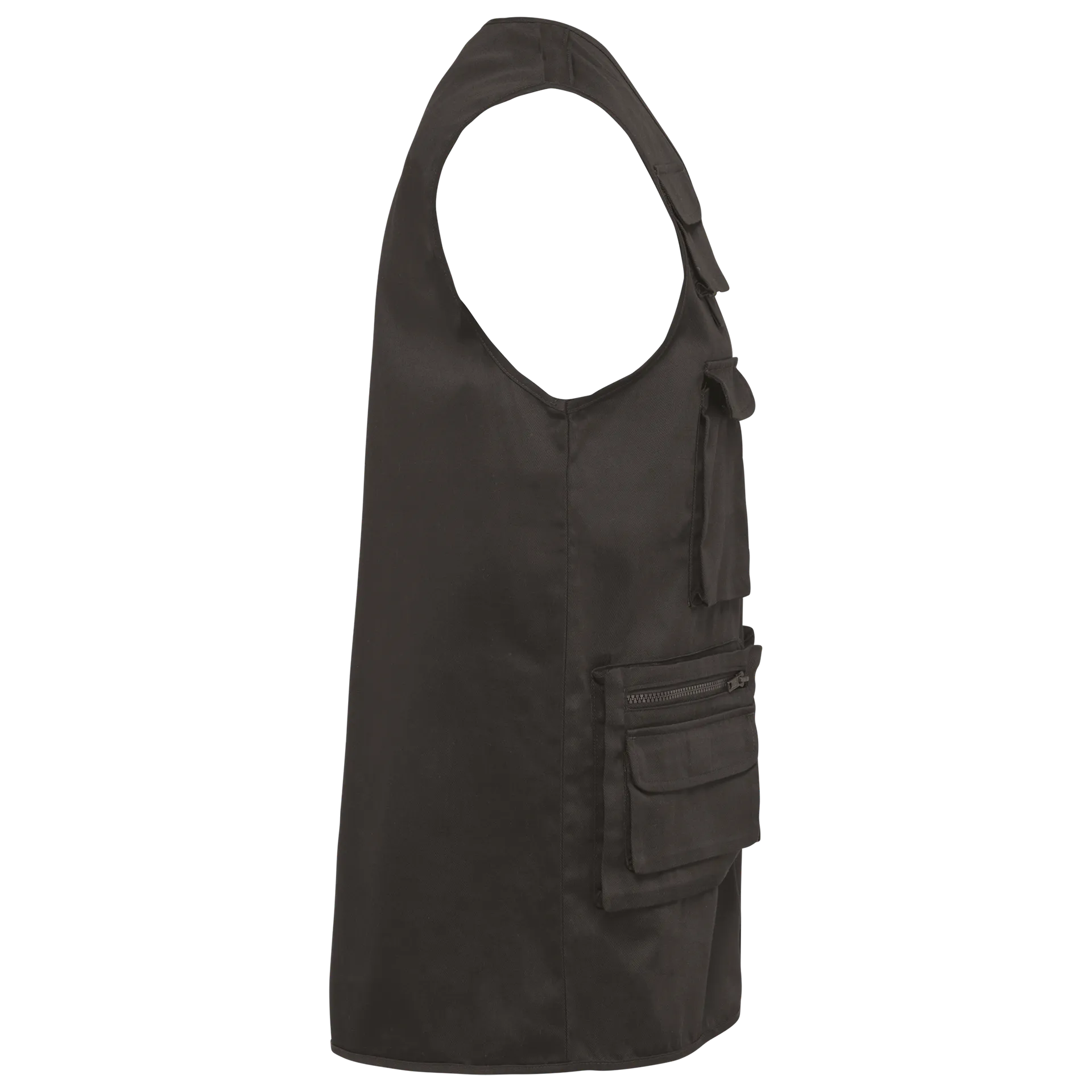 Gefütterte Unisex-Weste aus  Baumwollpolyester