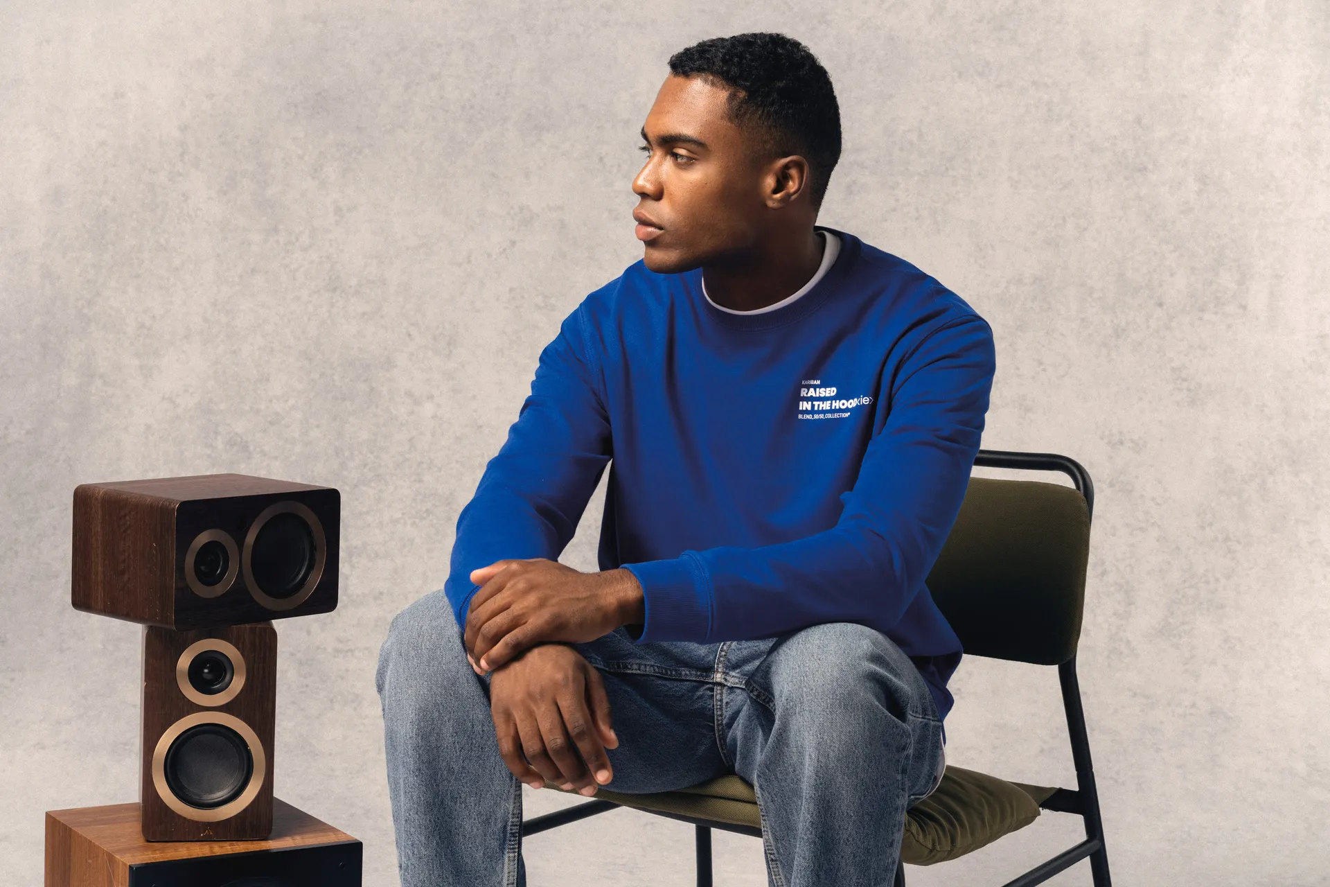 Recyceltes Unisex-Sweatshirt mit Rundhalsausschnitt