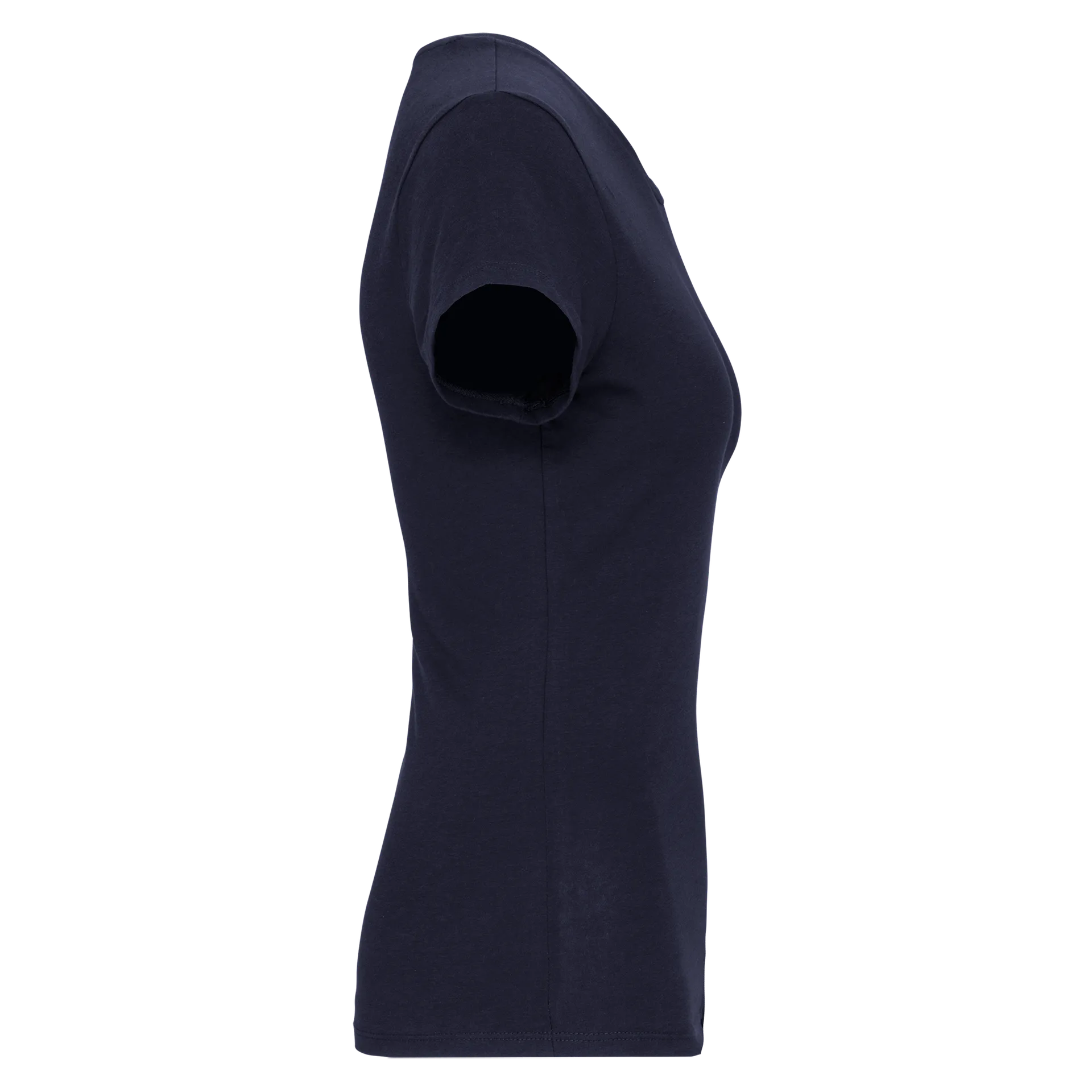 Kurzarm-Damen-T-Shirt mit V-Ausschnitt