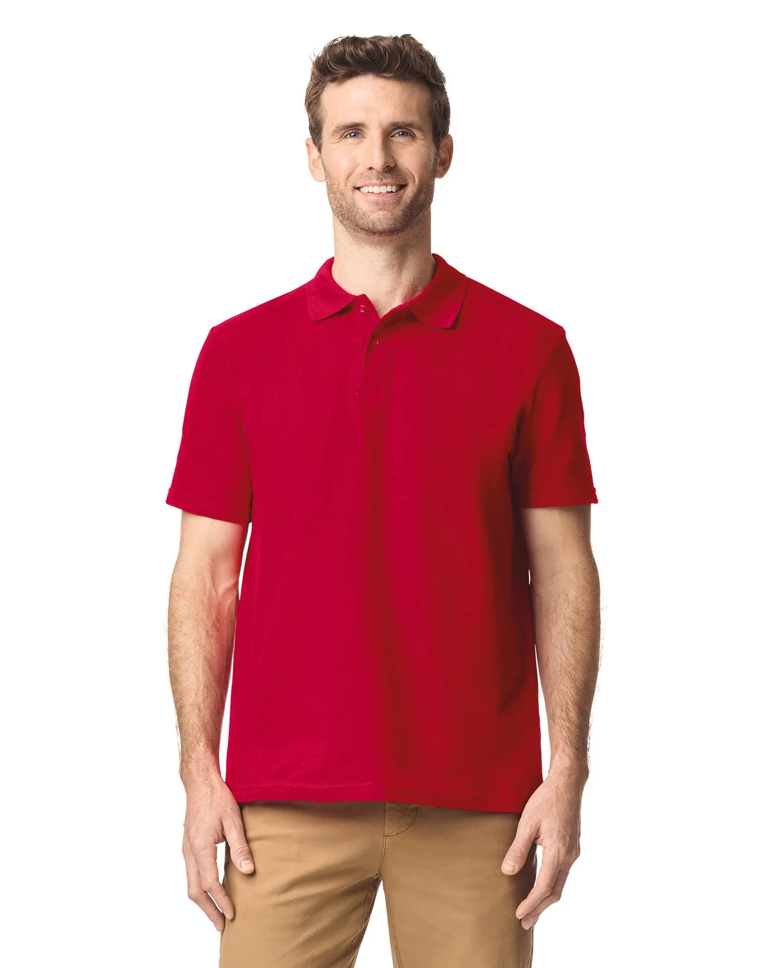 Doppelpiqué-Poloshirt Softstyle für Herren
