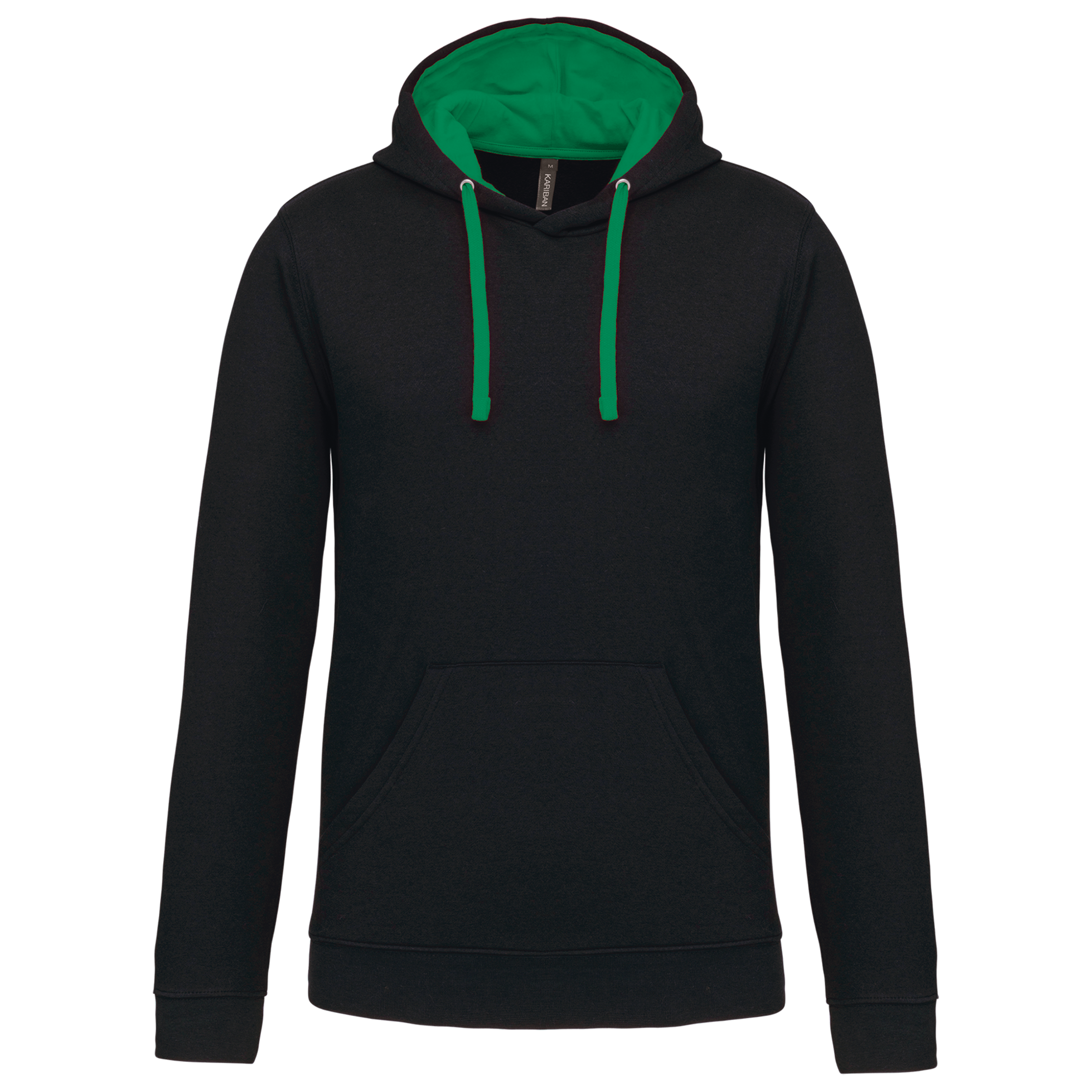 Herren-kapuzensweatshirt bicolor