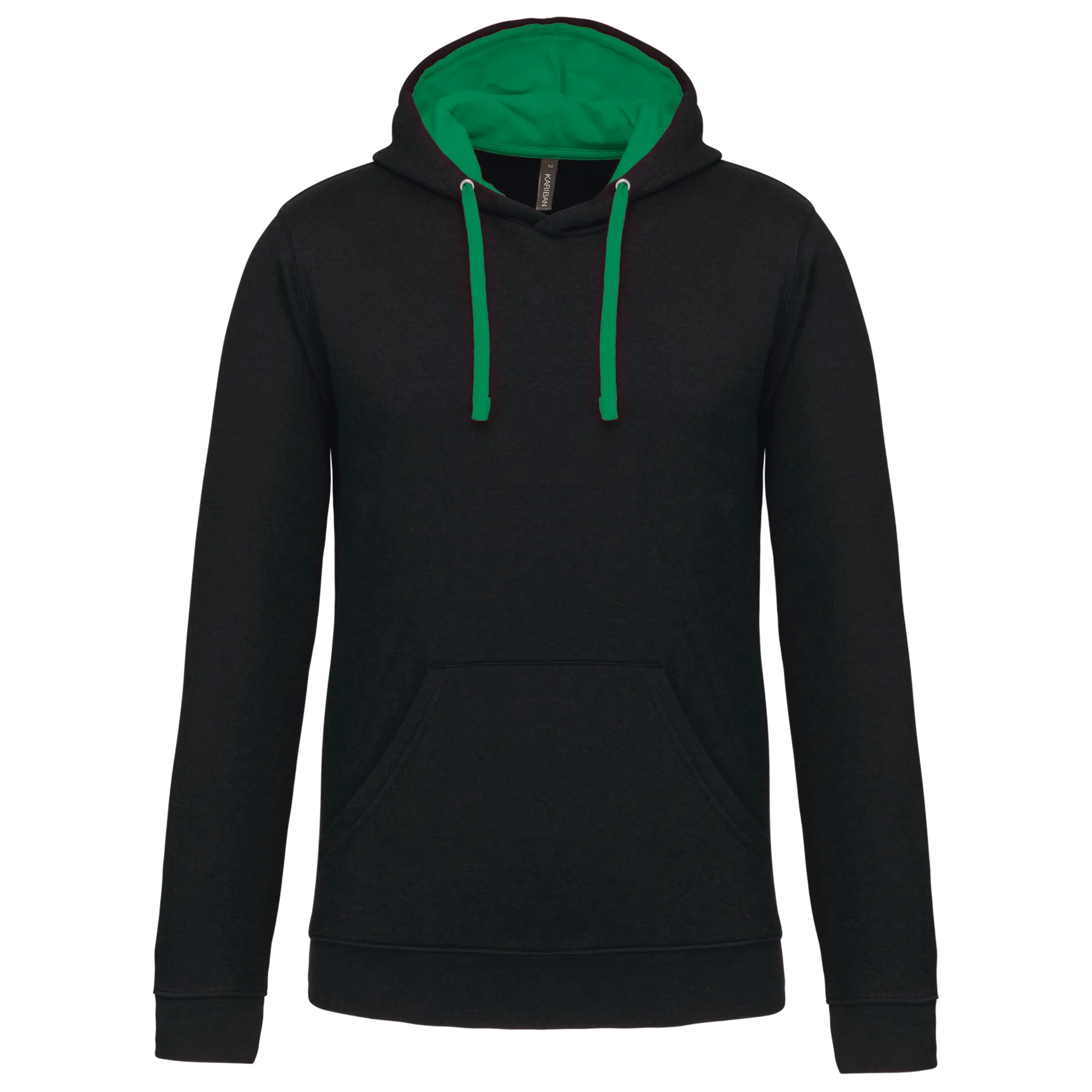 Herren-kapuzensweatshirt bicolor