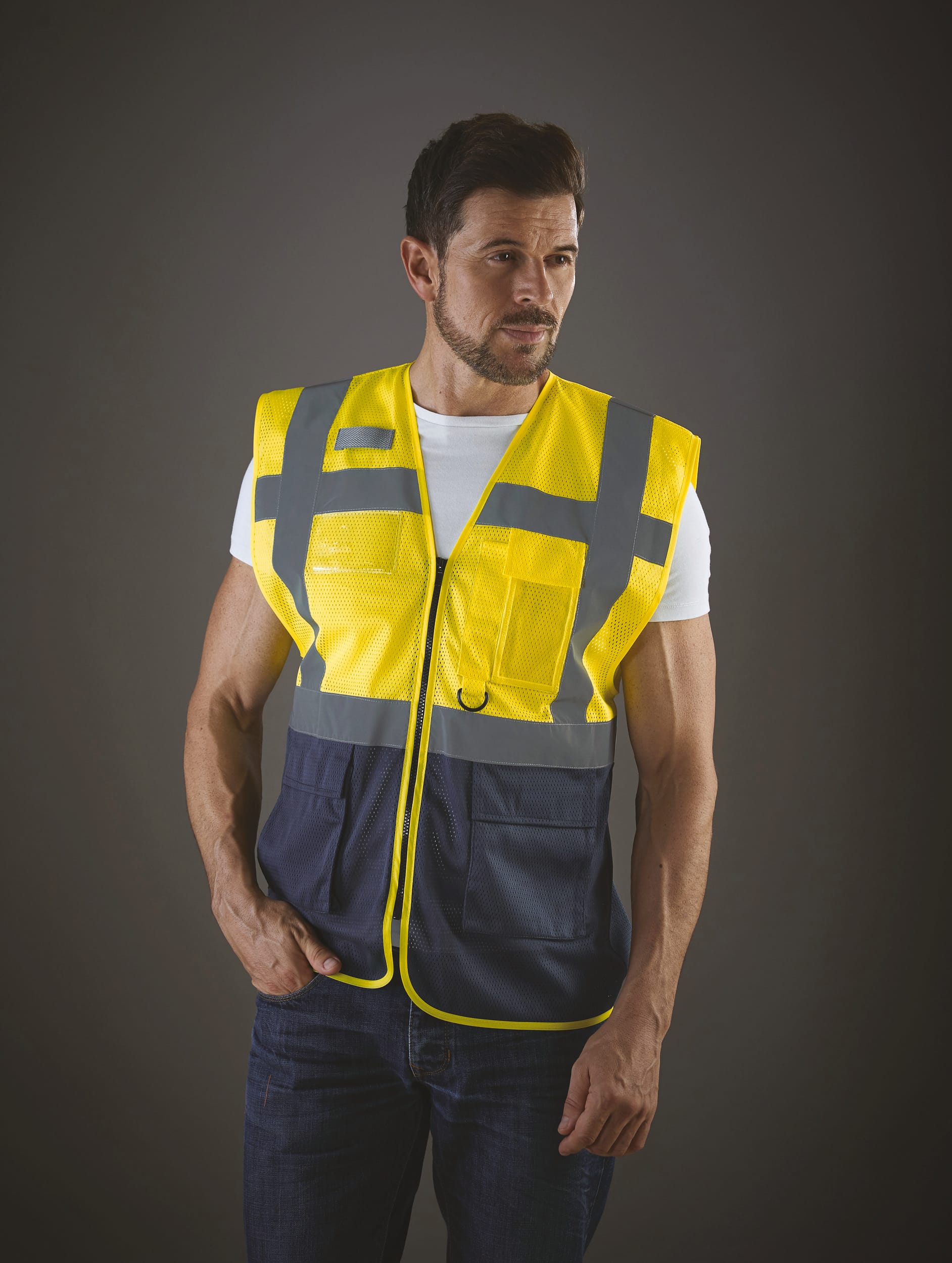Top Cool - Hi-Vis mesh executive waistcoat